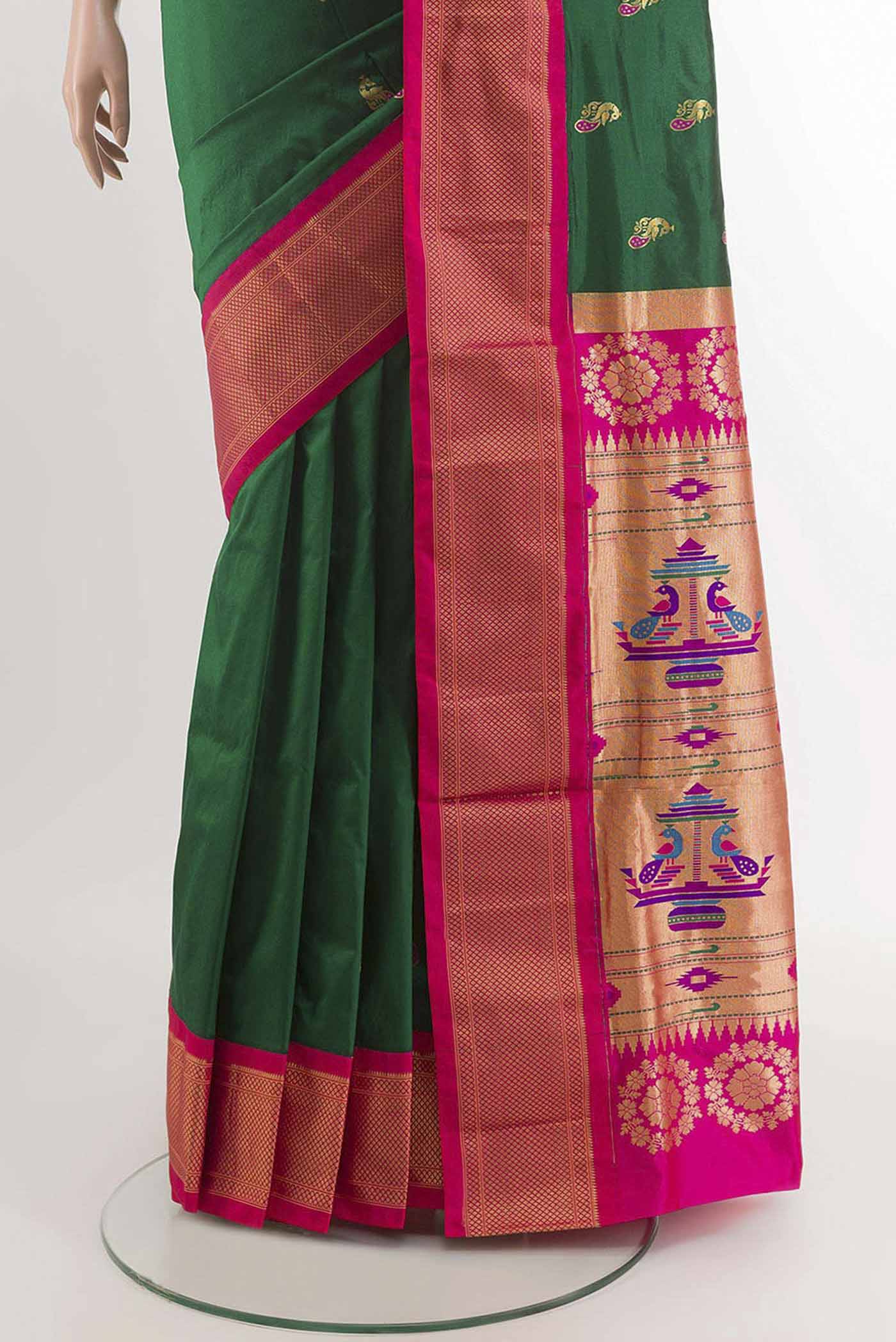 pleats pallu