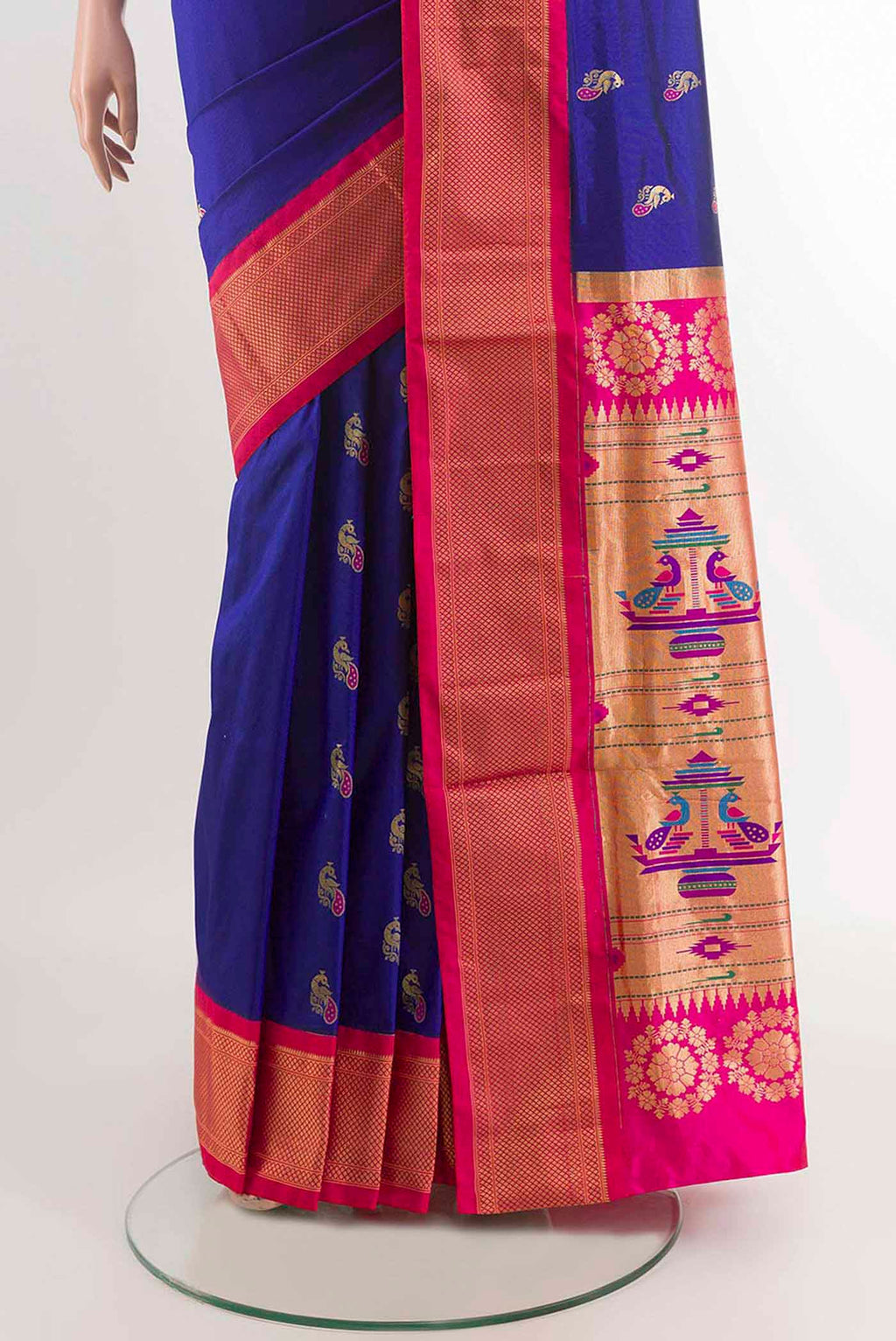 pleats pallu