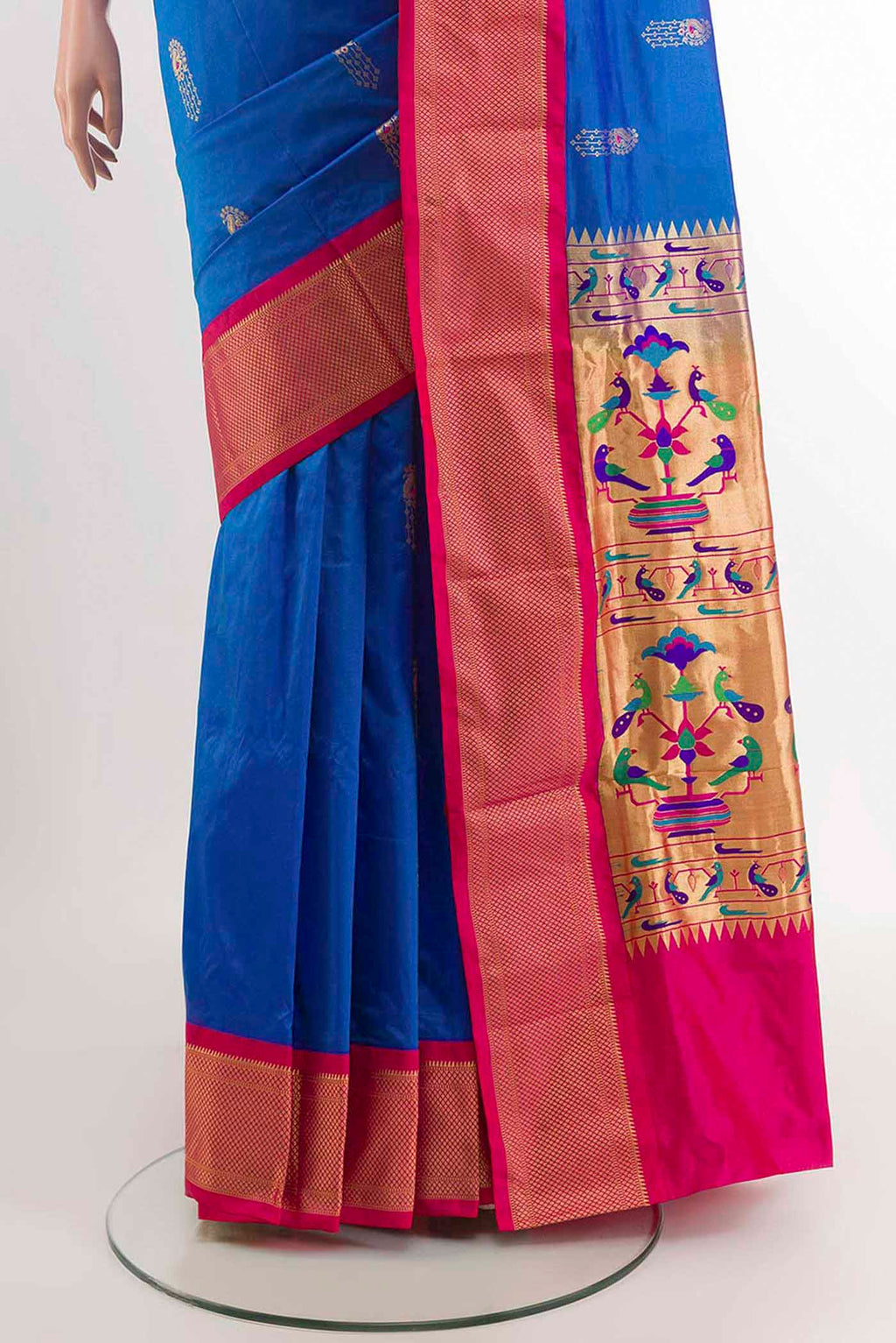 pleats pallu