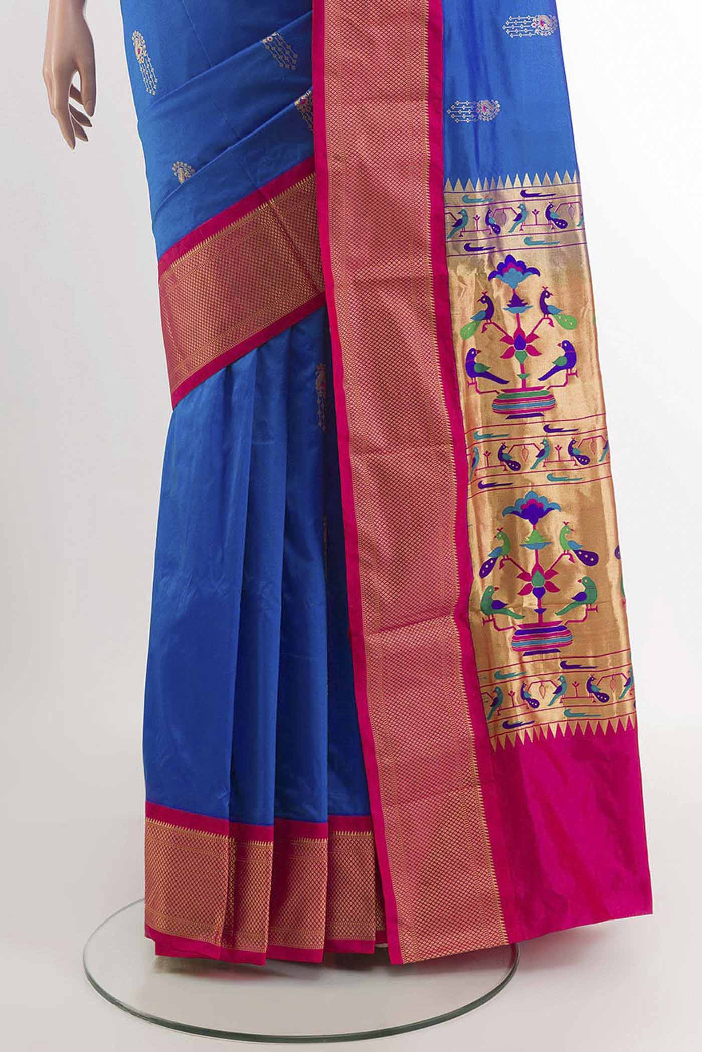 pleats pallu