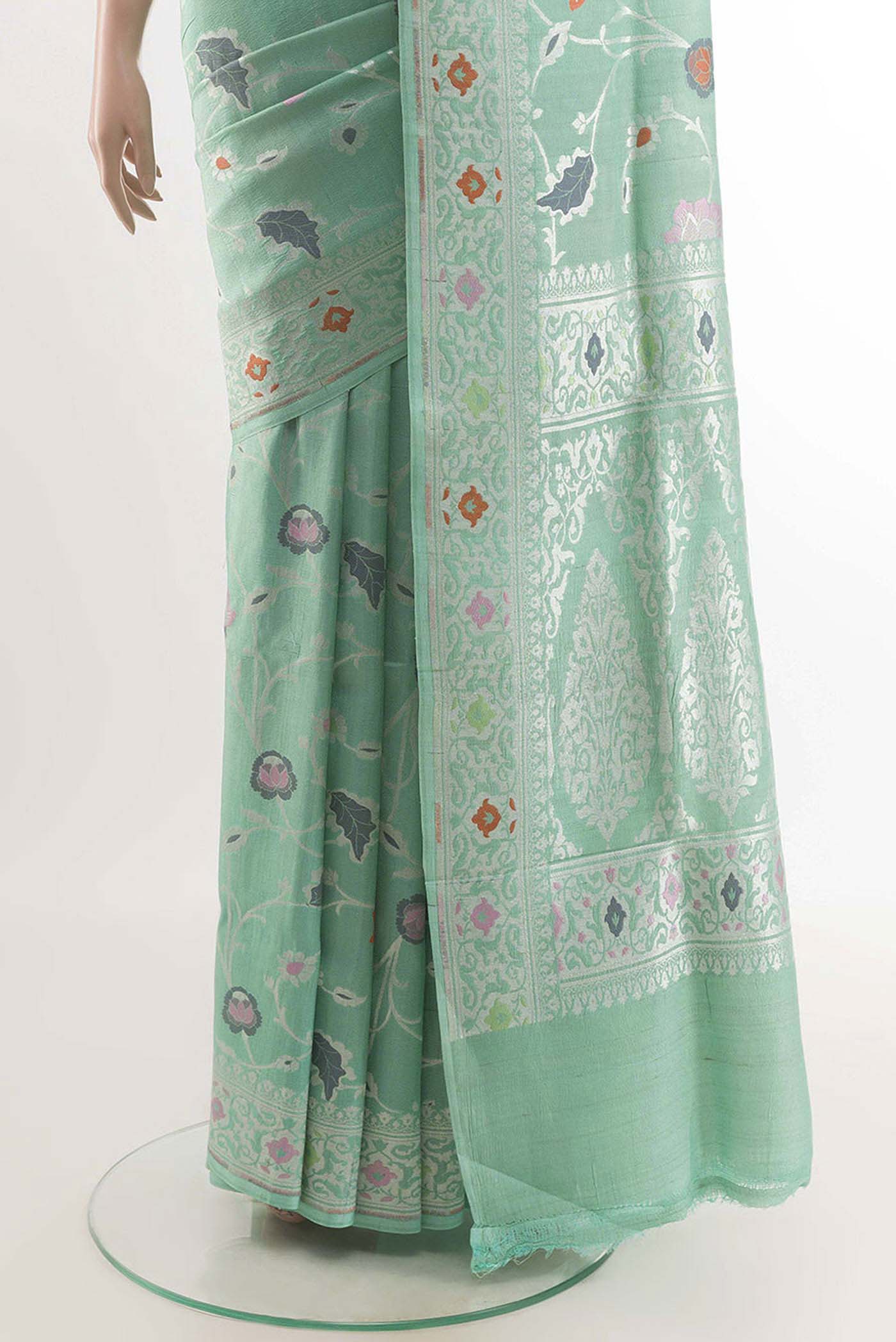 pleats pallu
