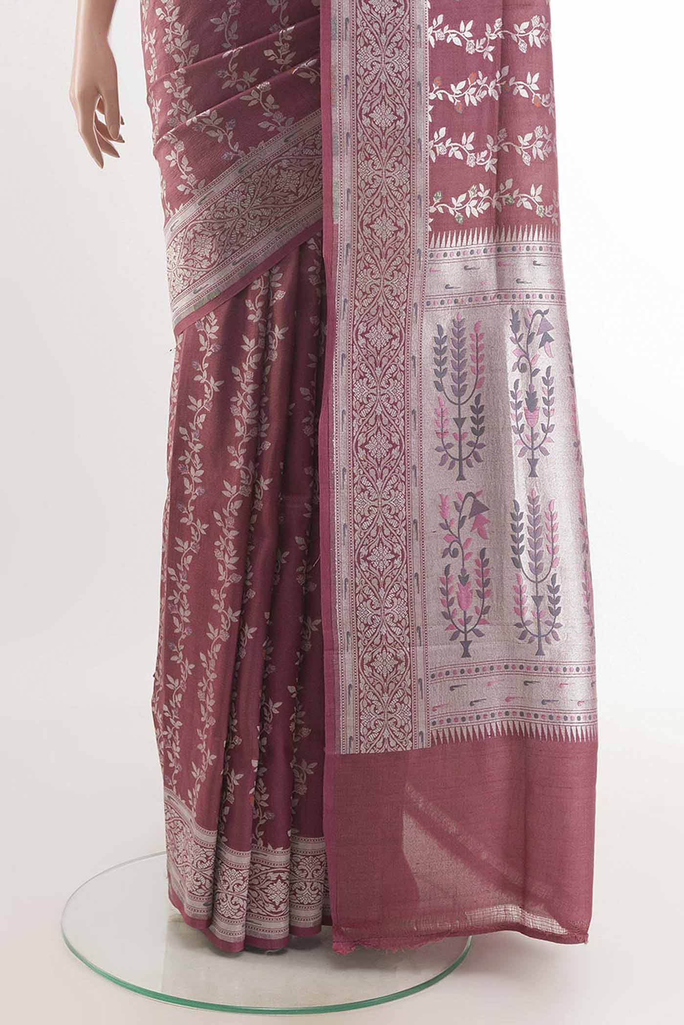 pleats pallu
