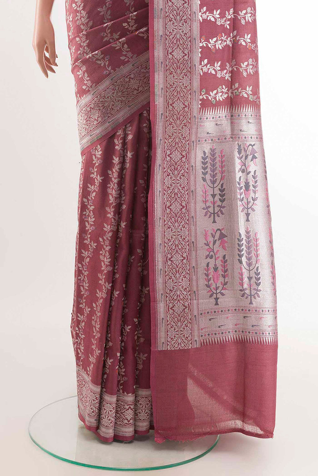 pleats pallu