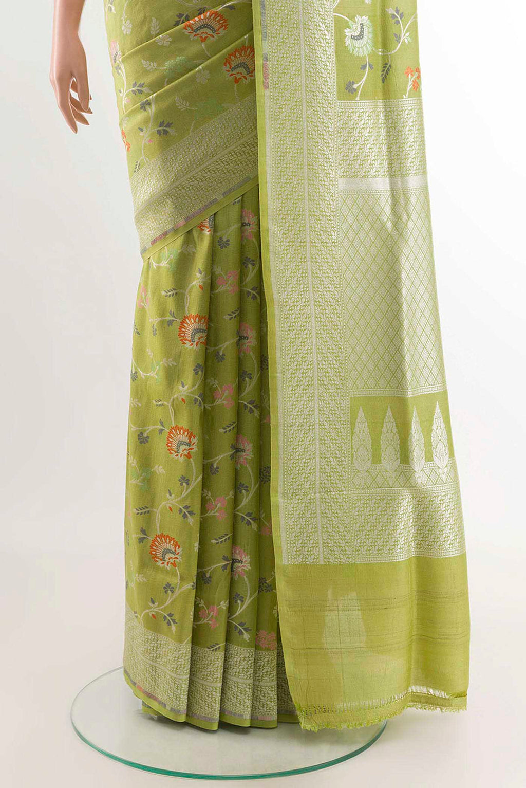 pleats pallu