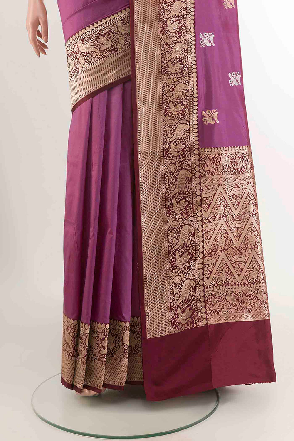 pleats pallu