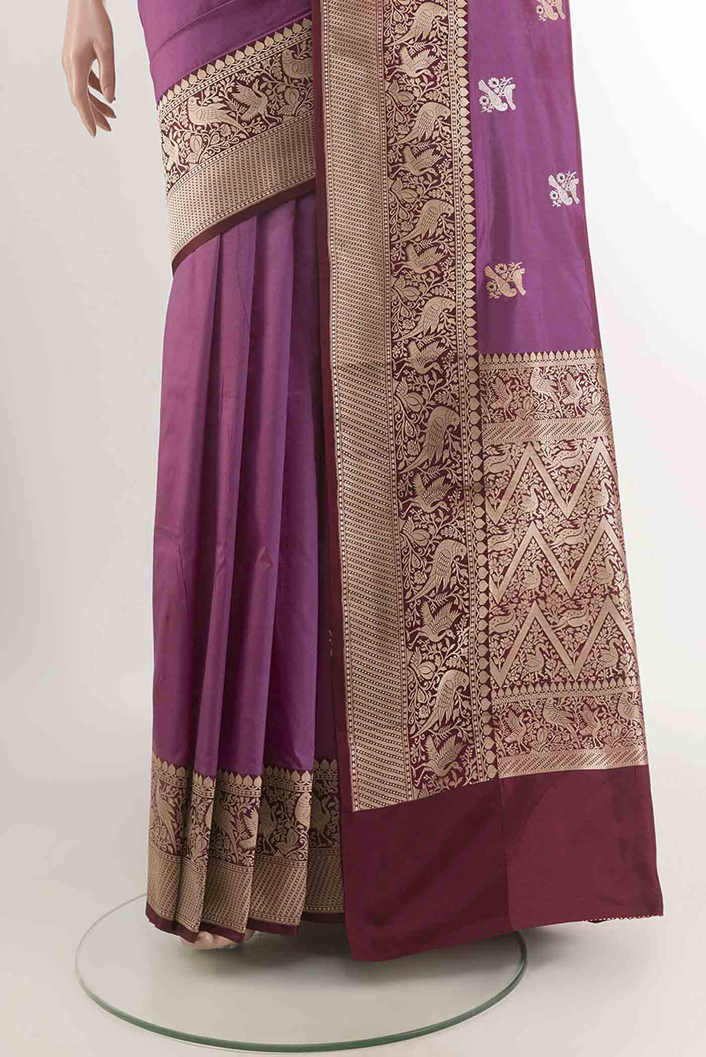 pleats pallu