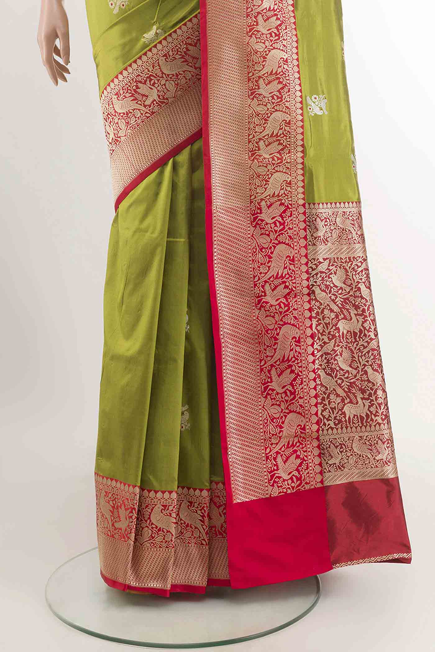 pleats pallu