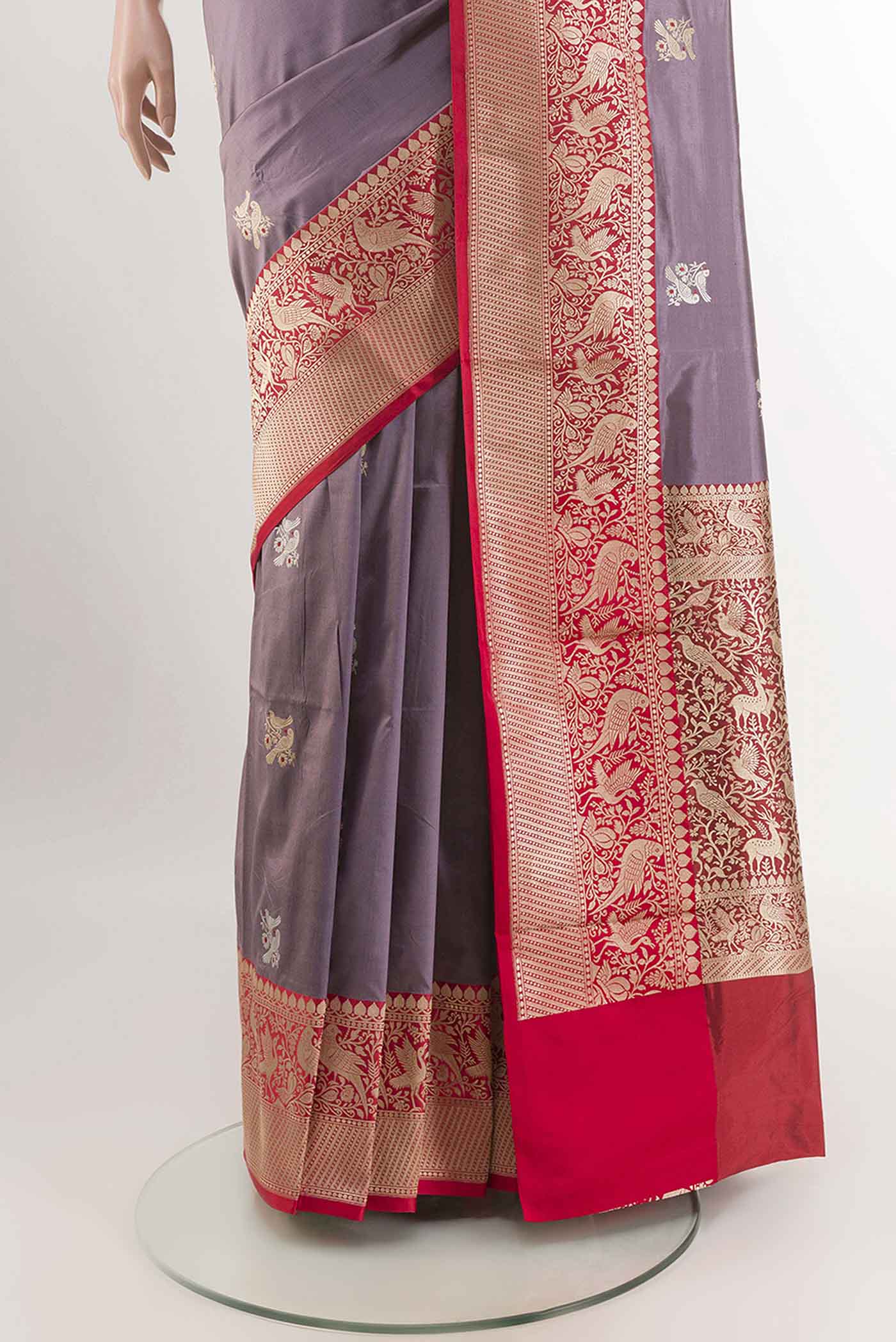 pleats pallu