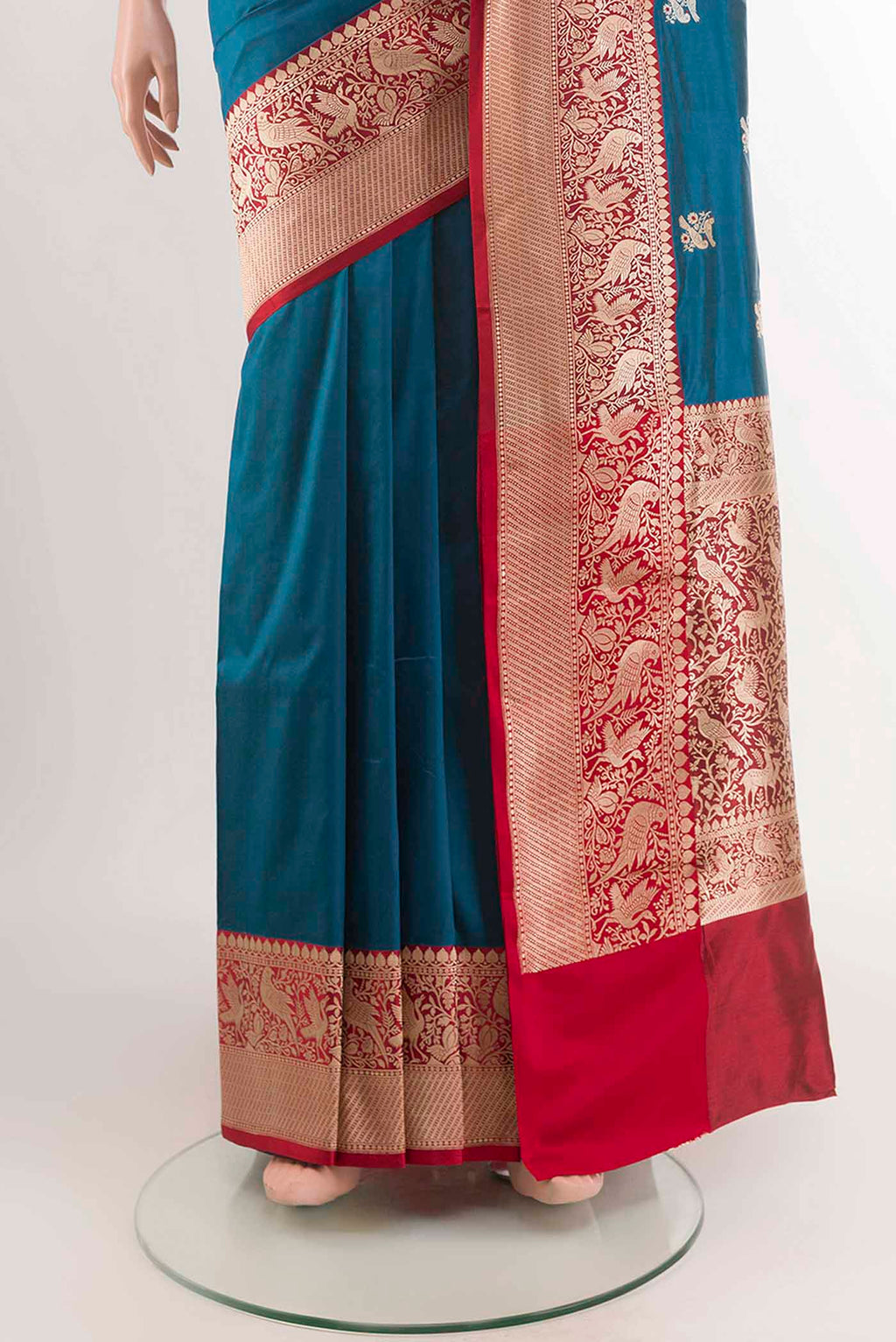 pleats pallu