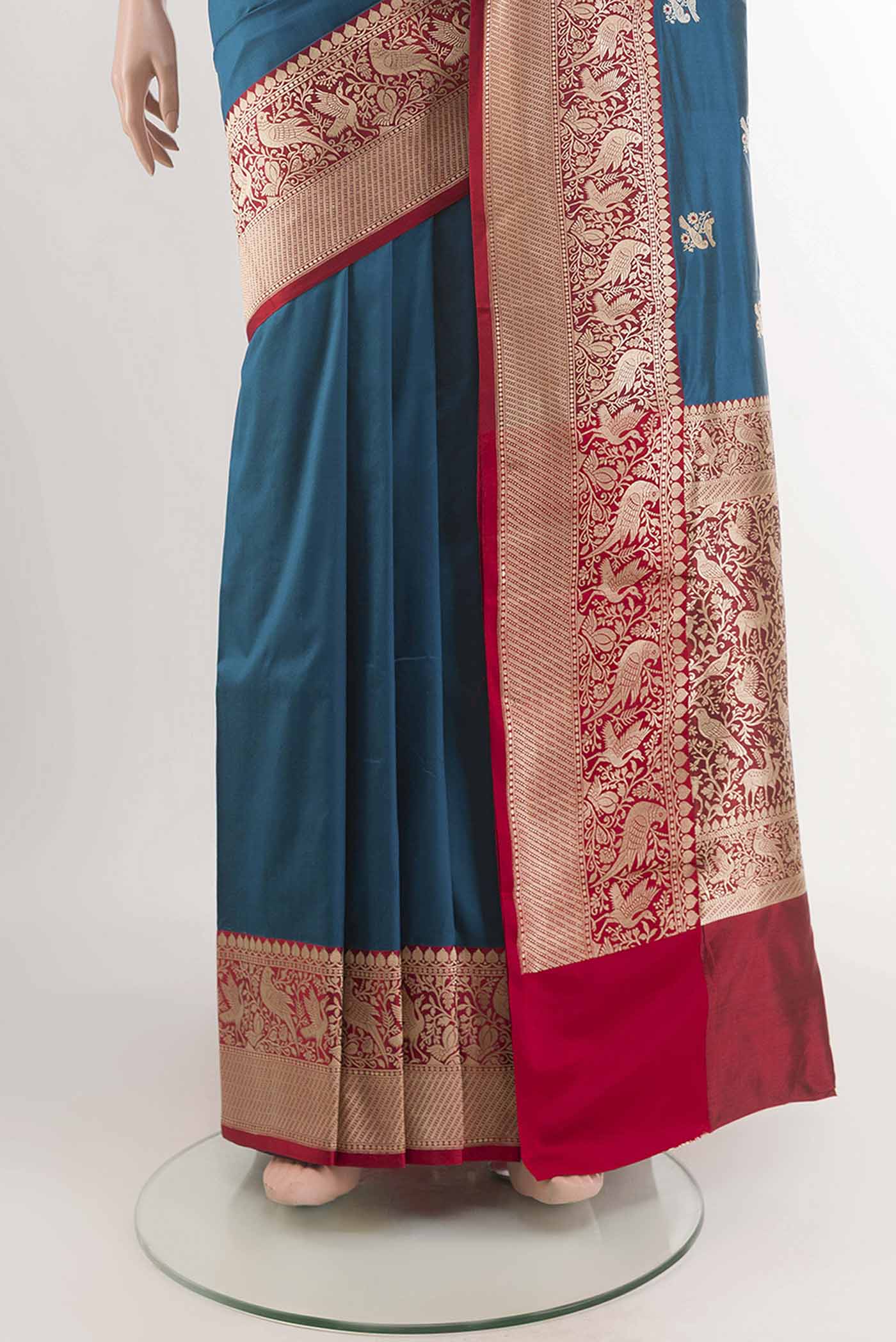 pleats pallu