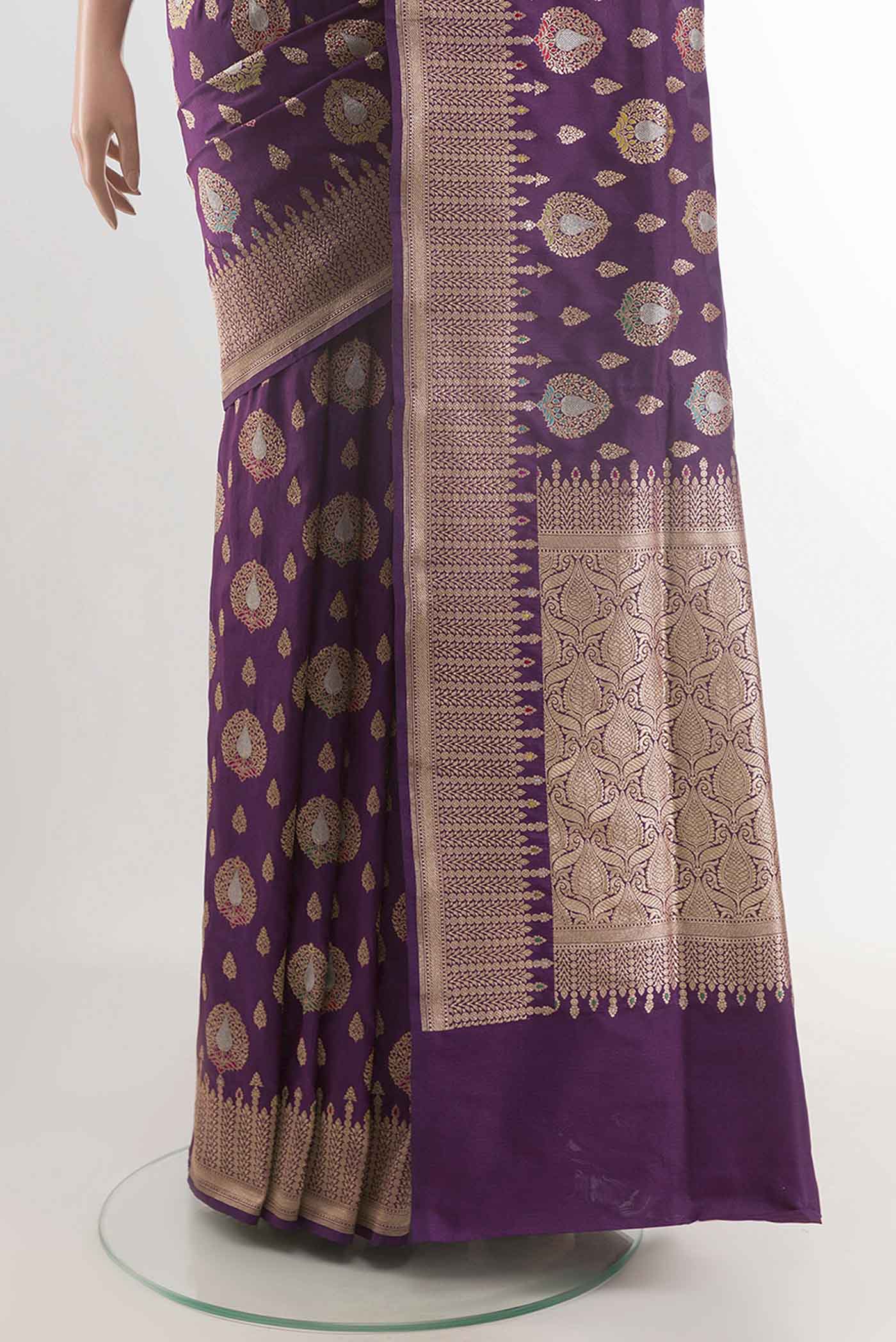pleats pallu
