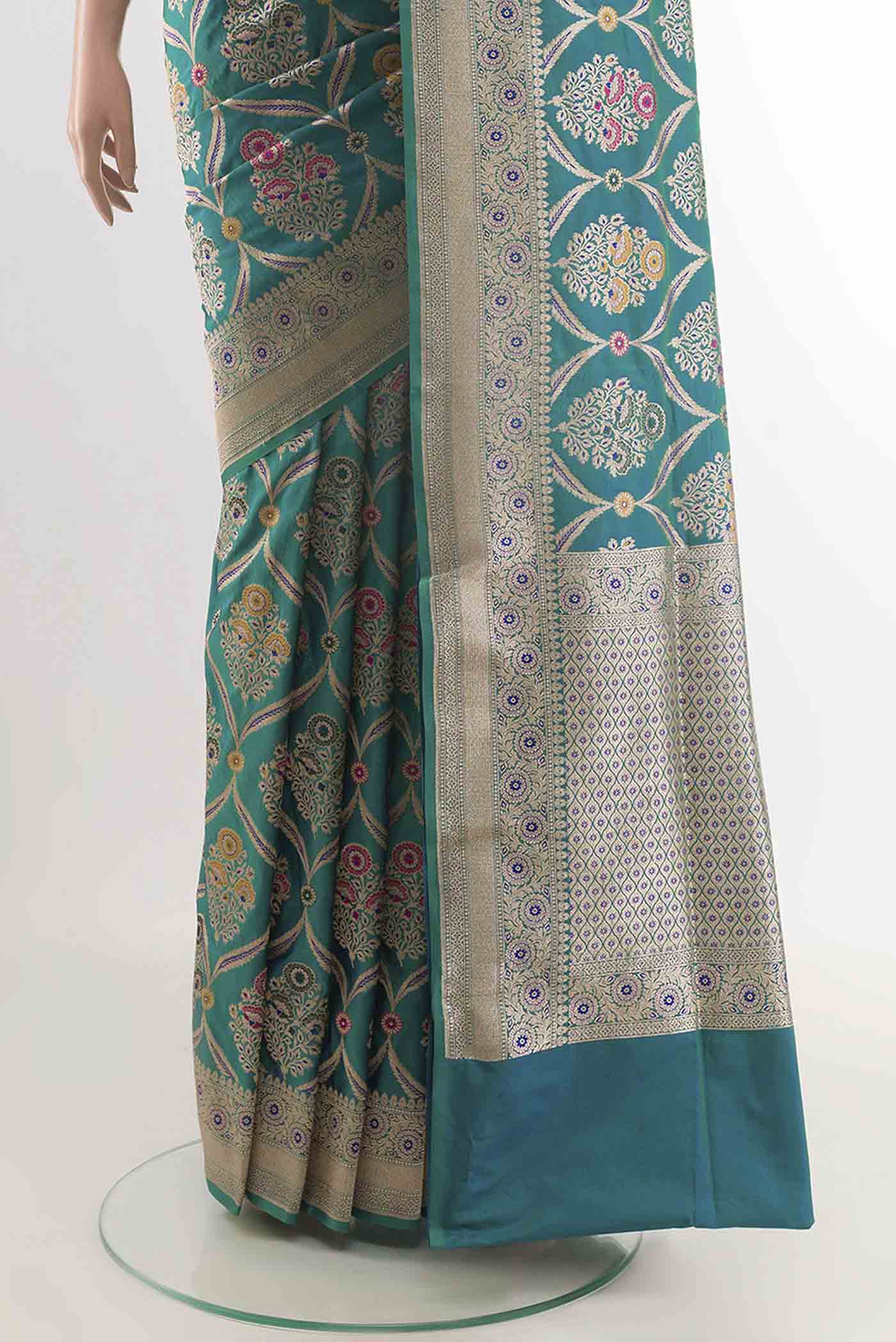 pleats pallu