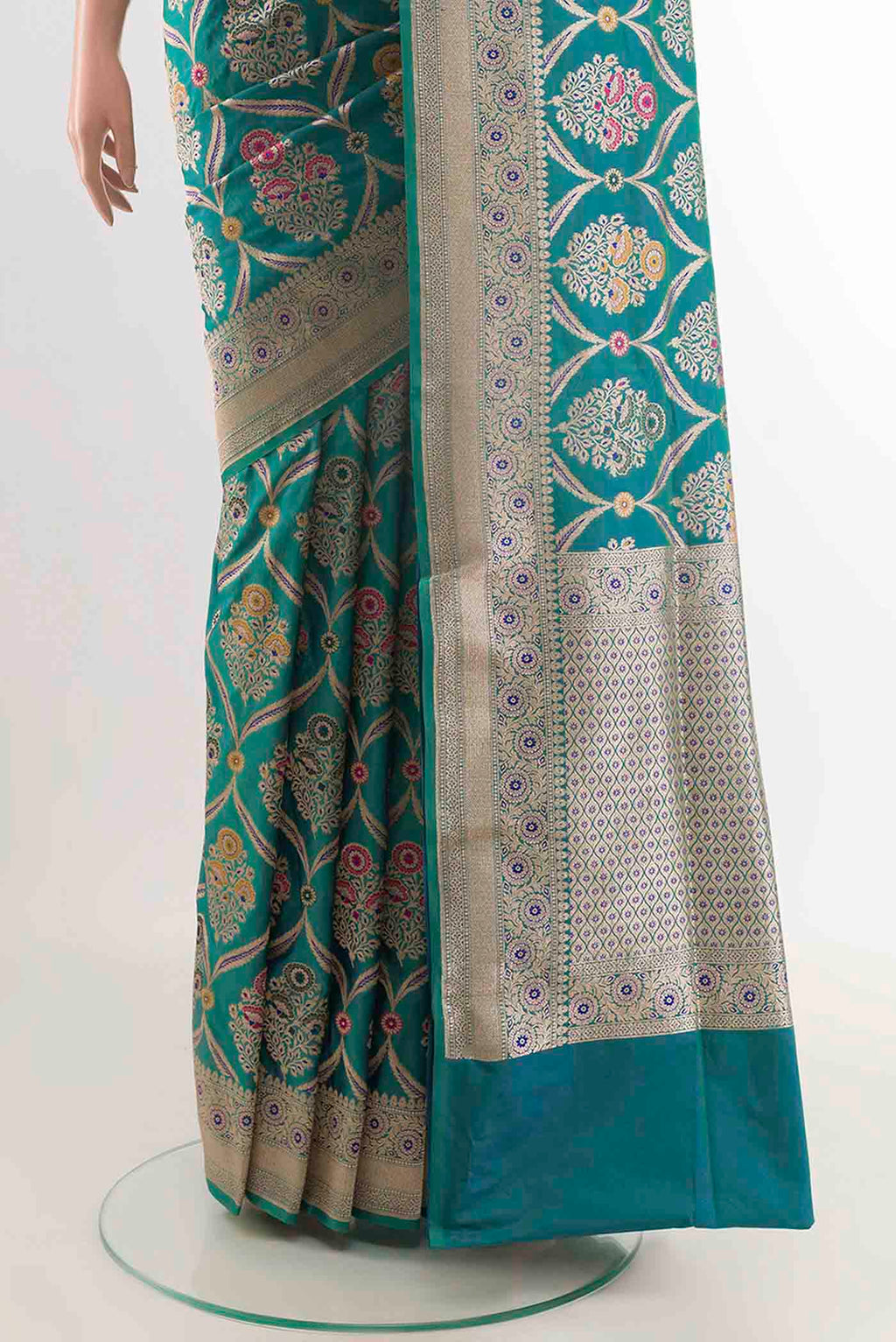 pleats pallu