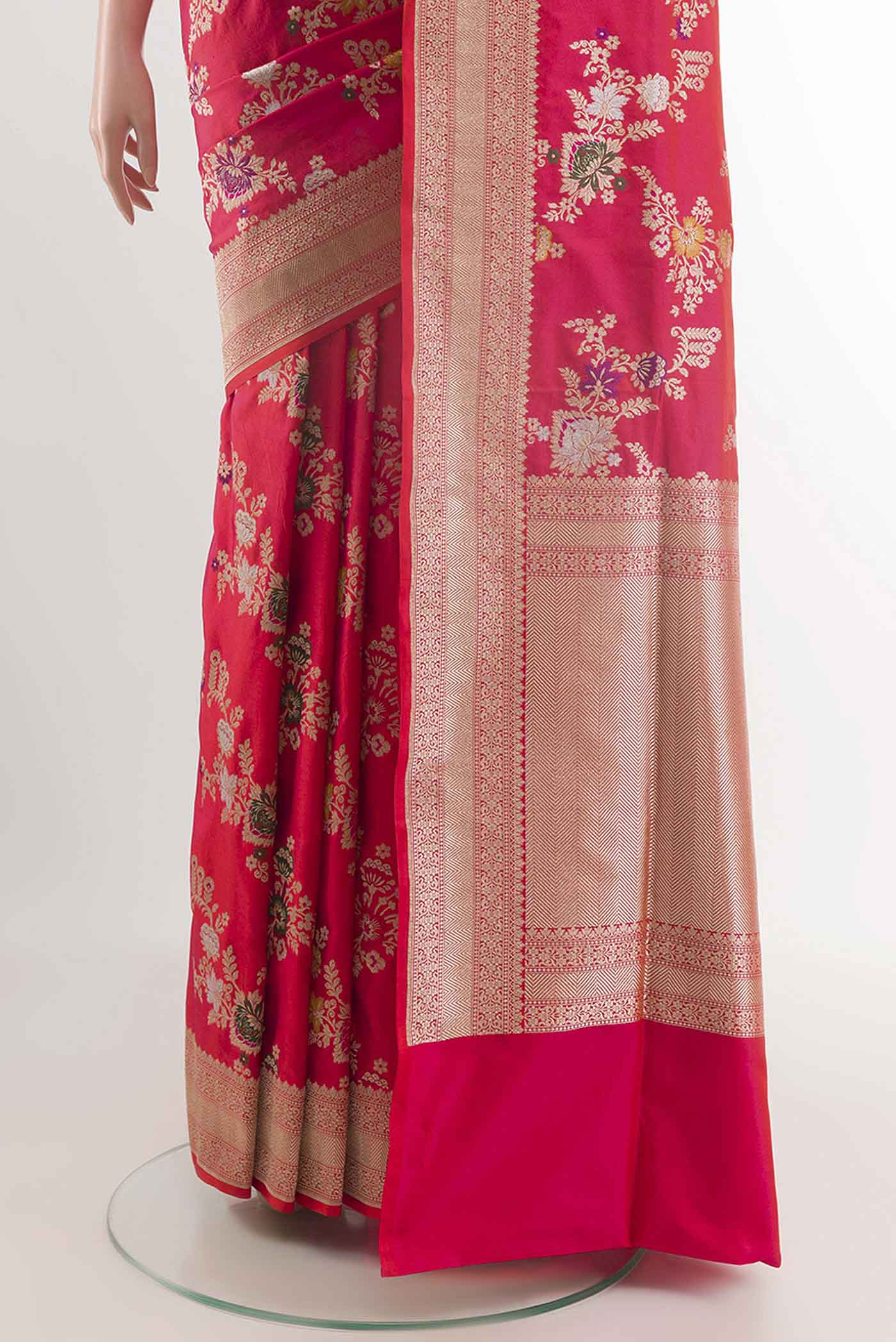 pleats pallu