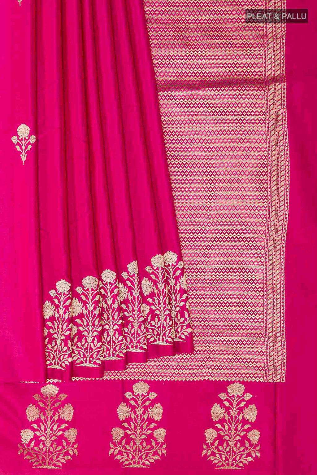 pleats pallu