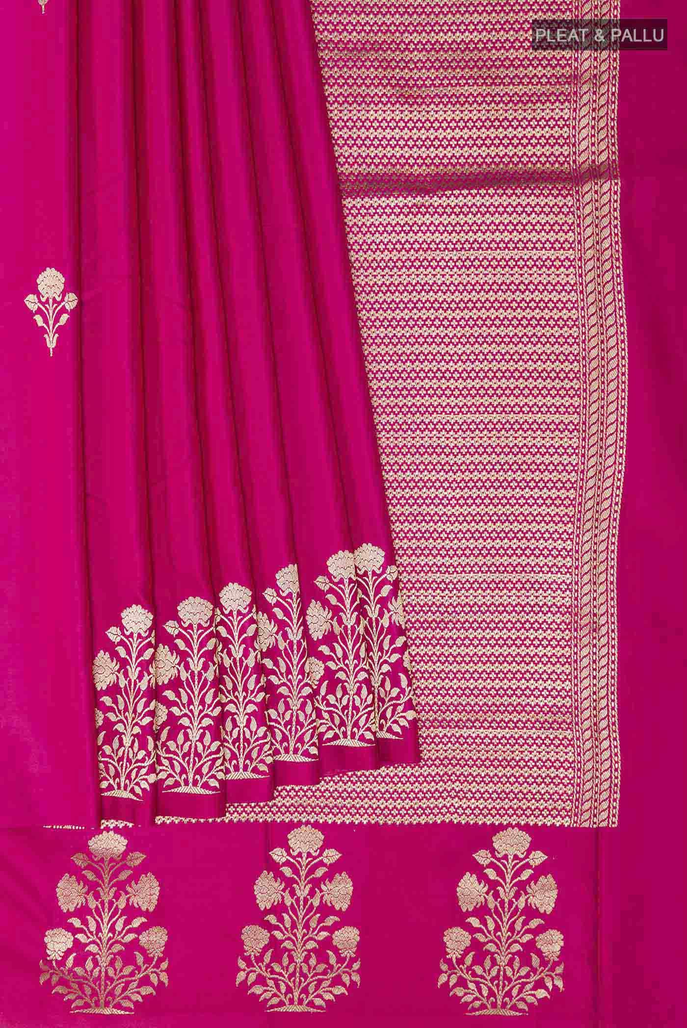 pleats pallu