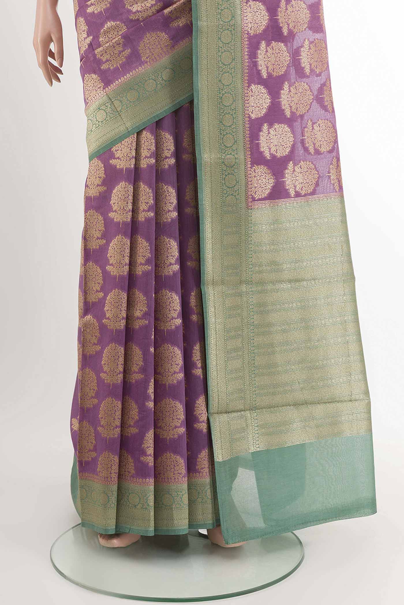 pleats pallu