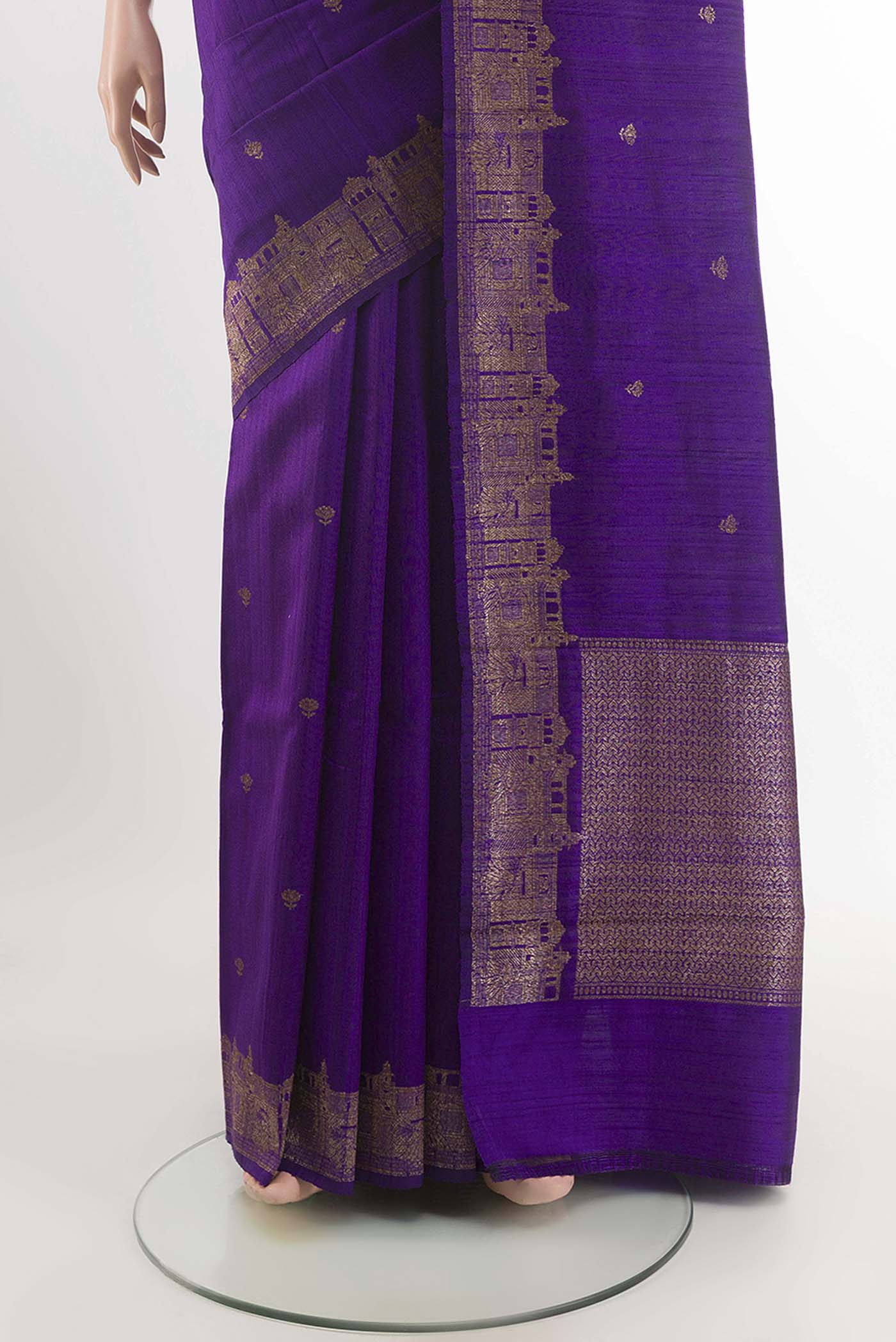 pleats pallu
