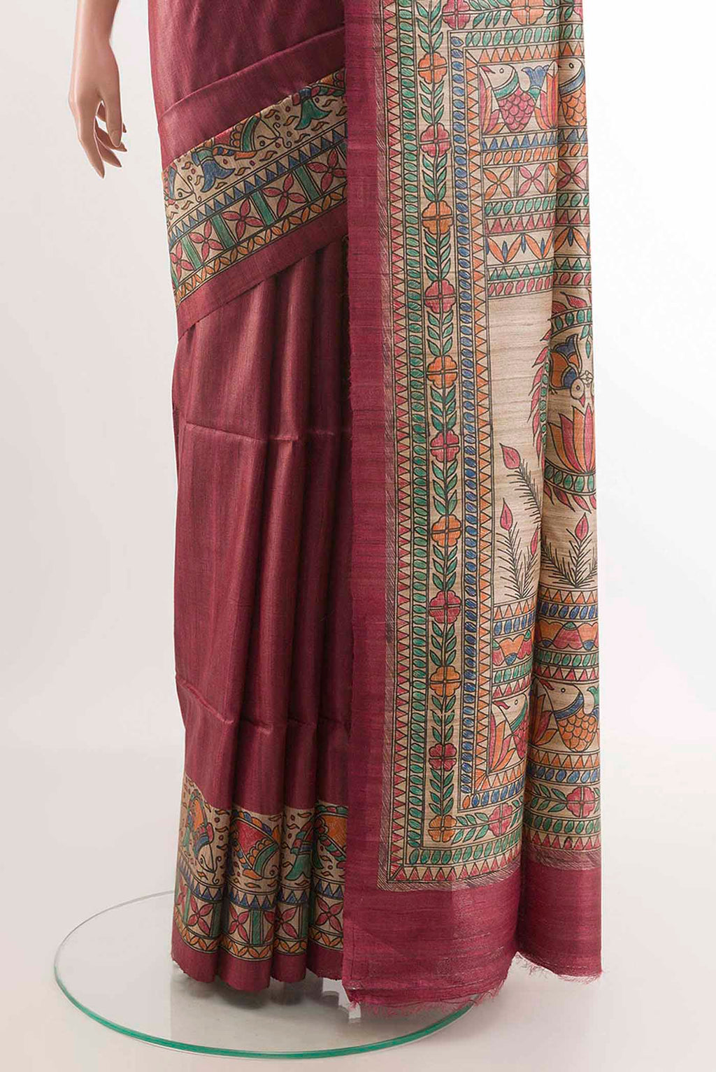 pleats pallu