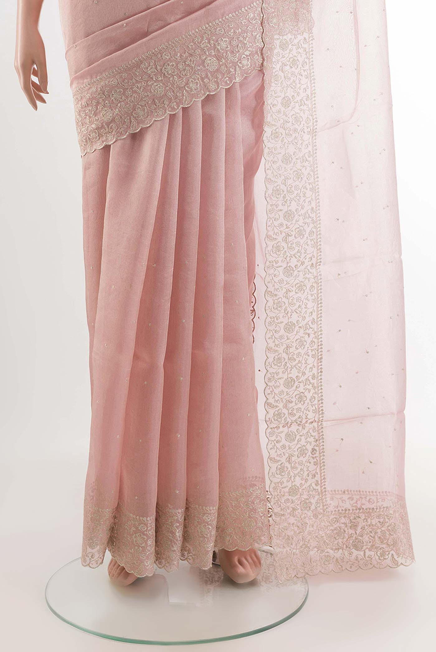 pleats pallu