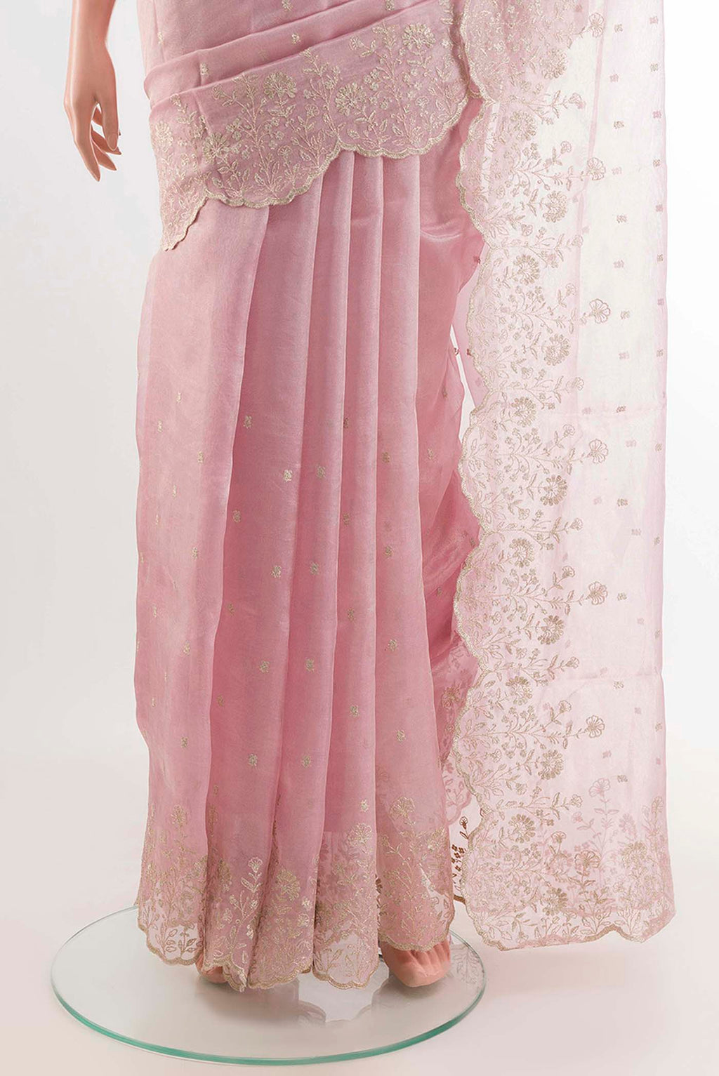 pleats pallu