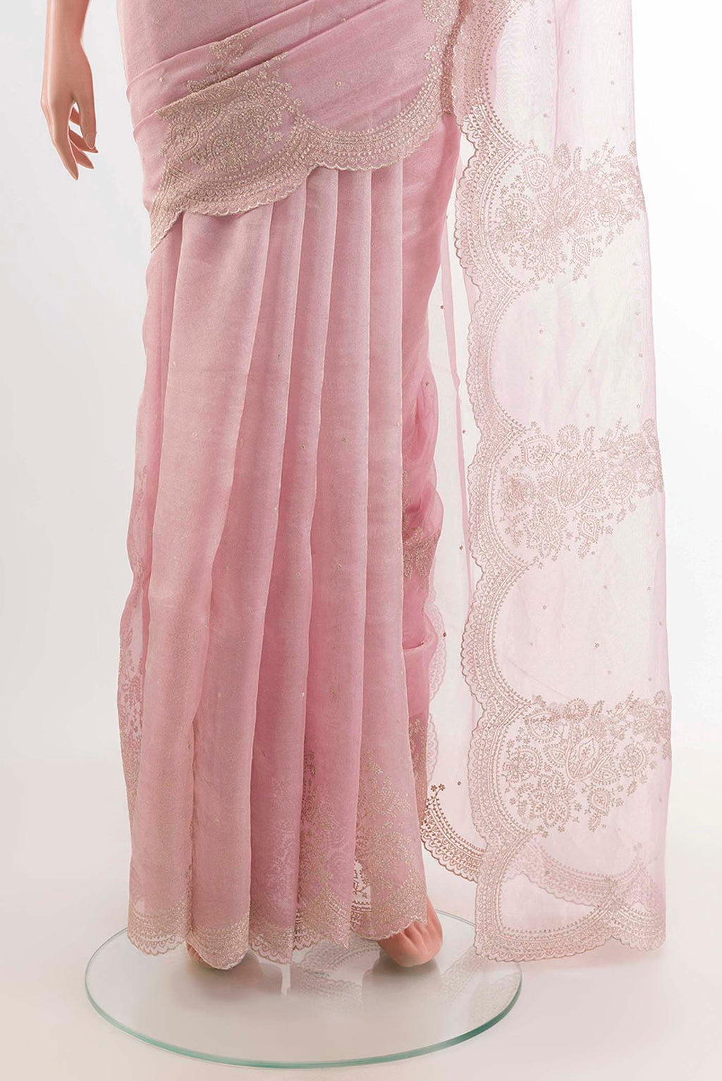 pleats pallu