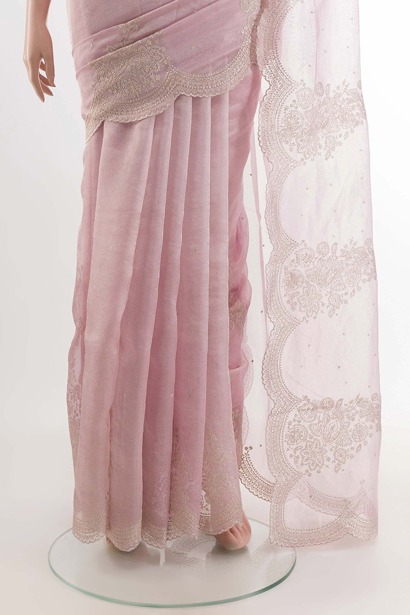pleats pallu