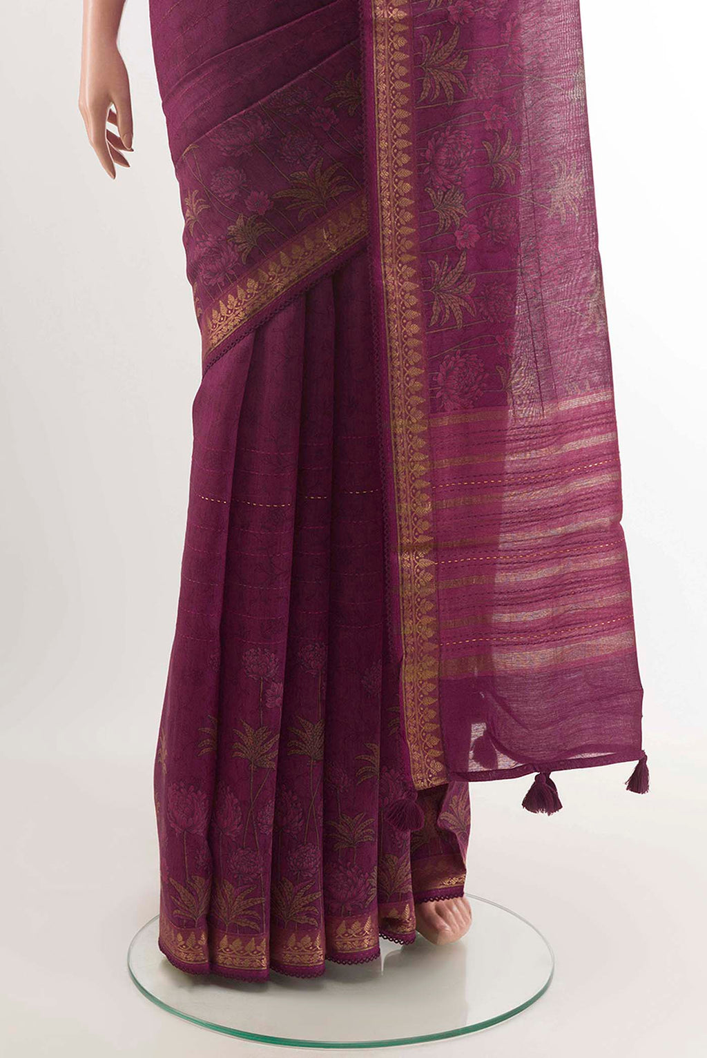 pleats pallu