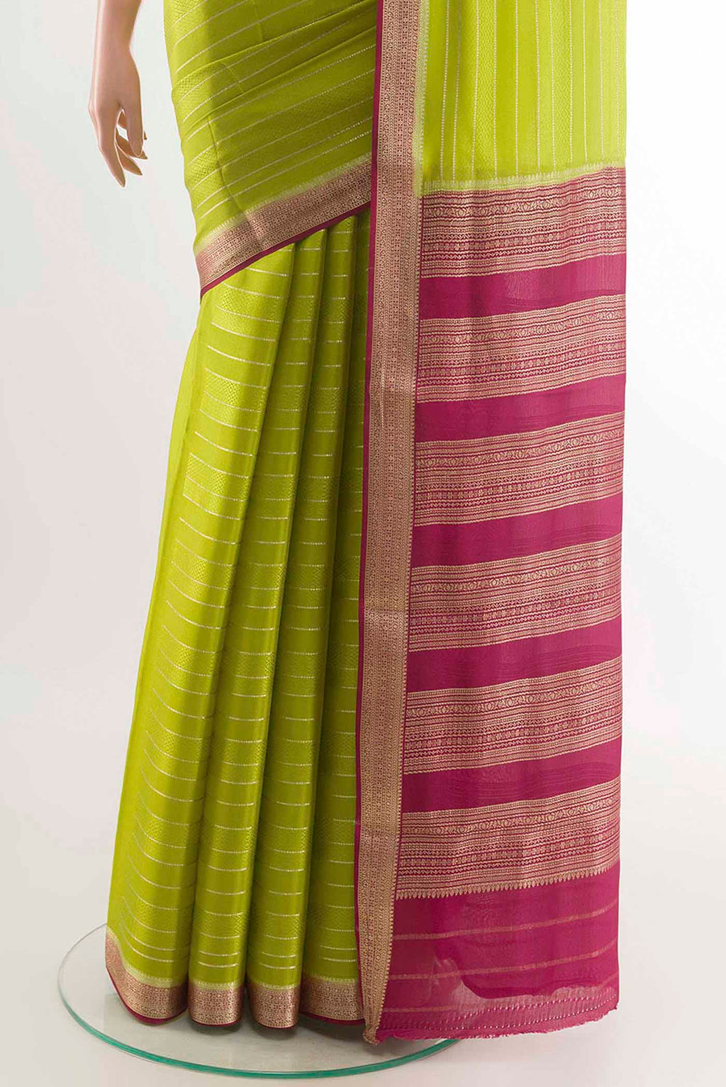 pleats pallu
