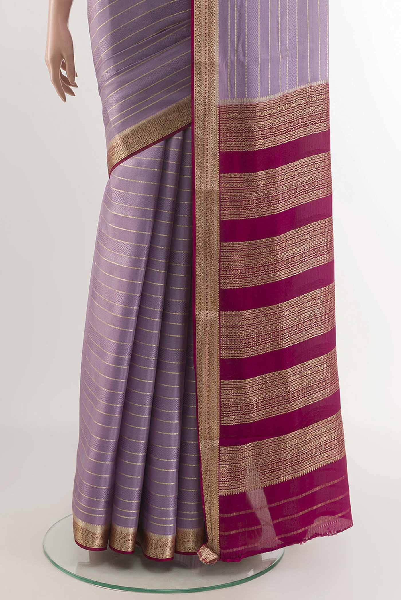pleats pallu