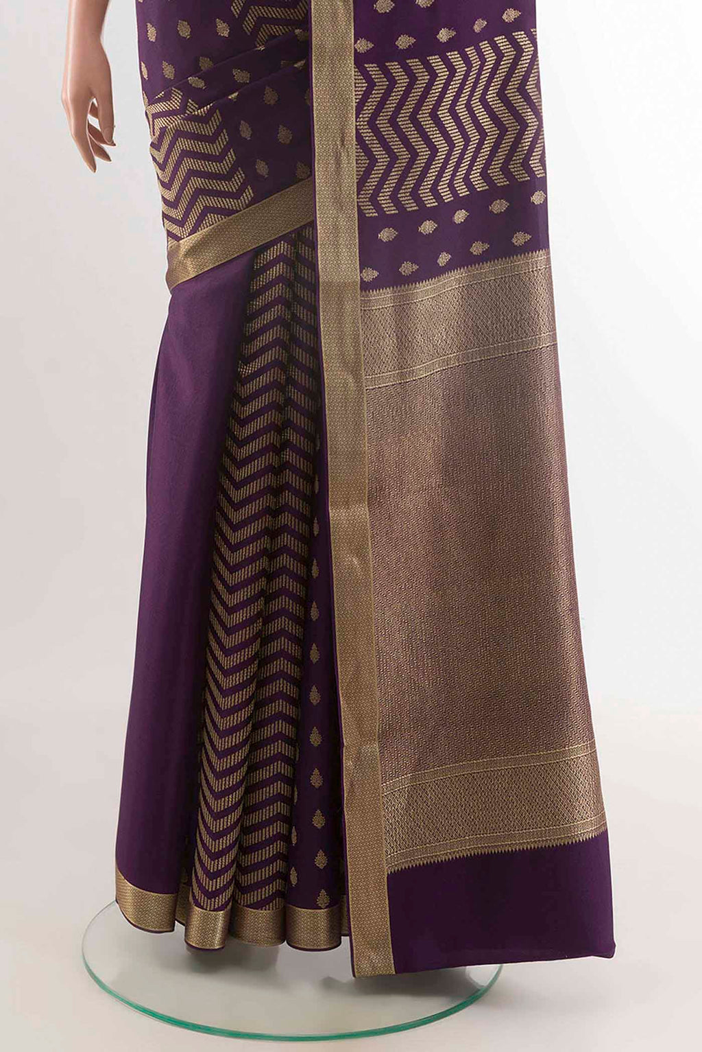 pleats pallu