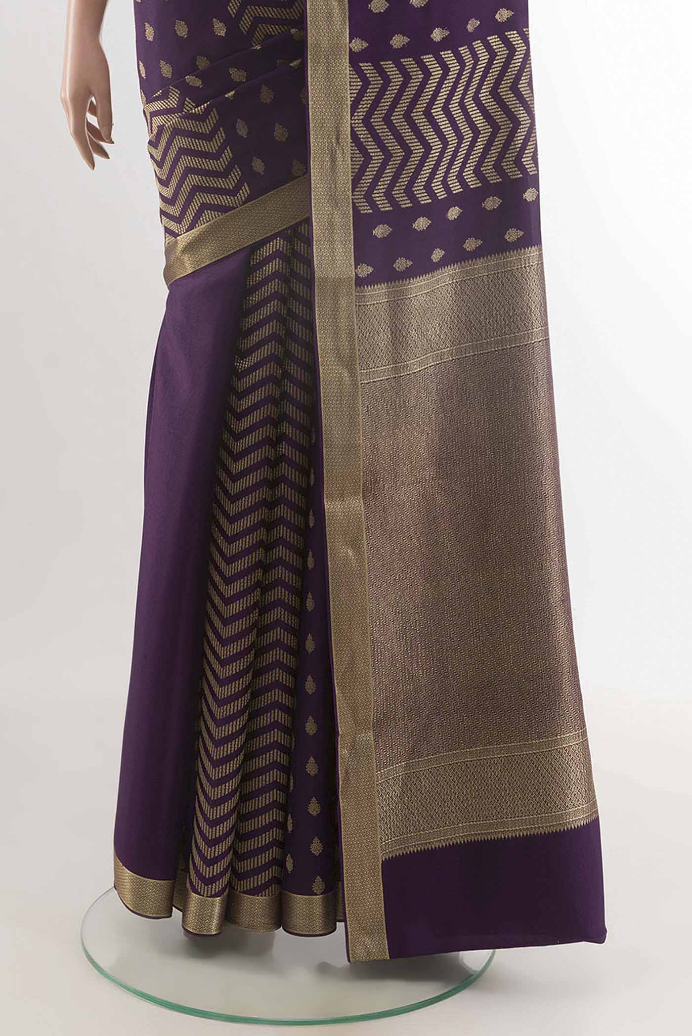 pleats pallu