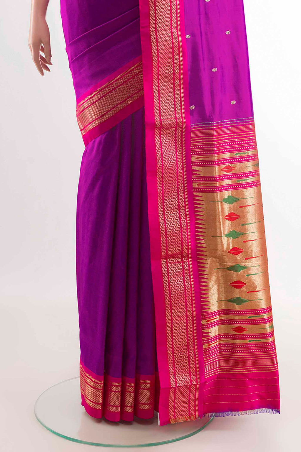 pleats pallu