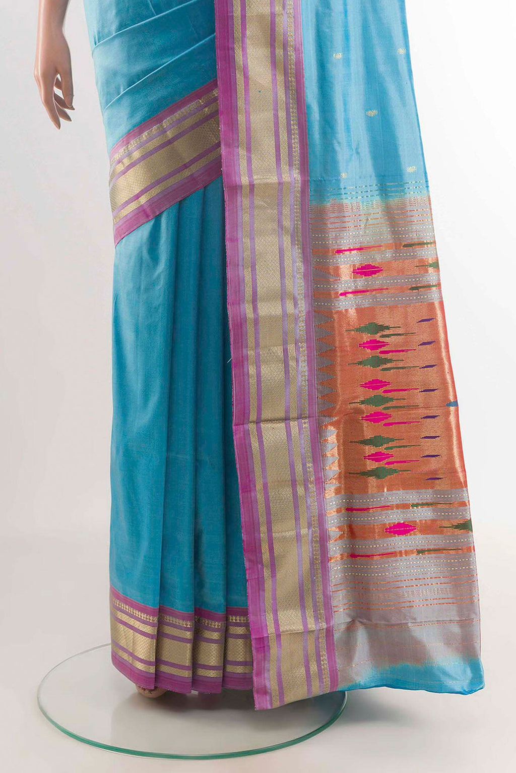 pleats pallu