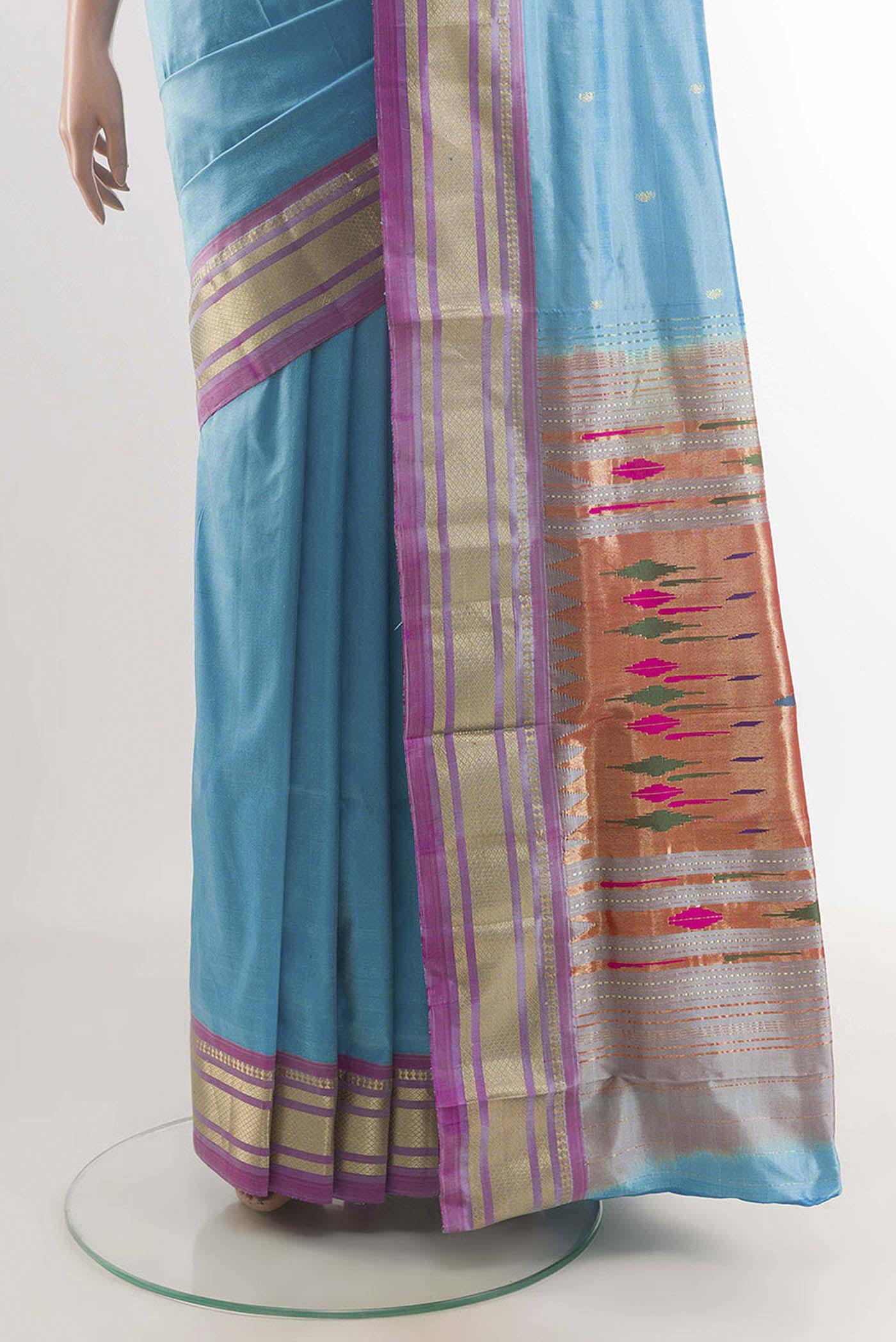 pleats pallu