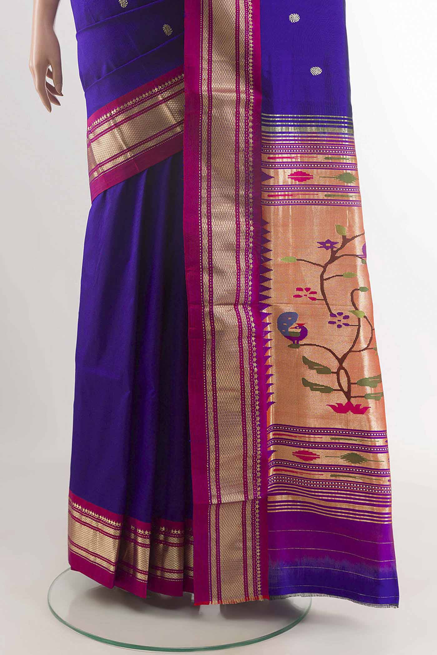 pleats pallu