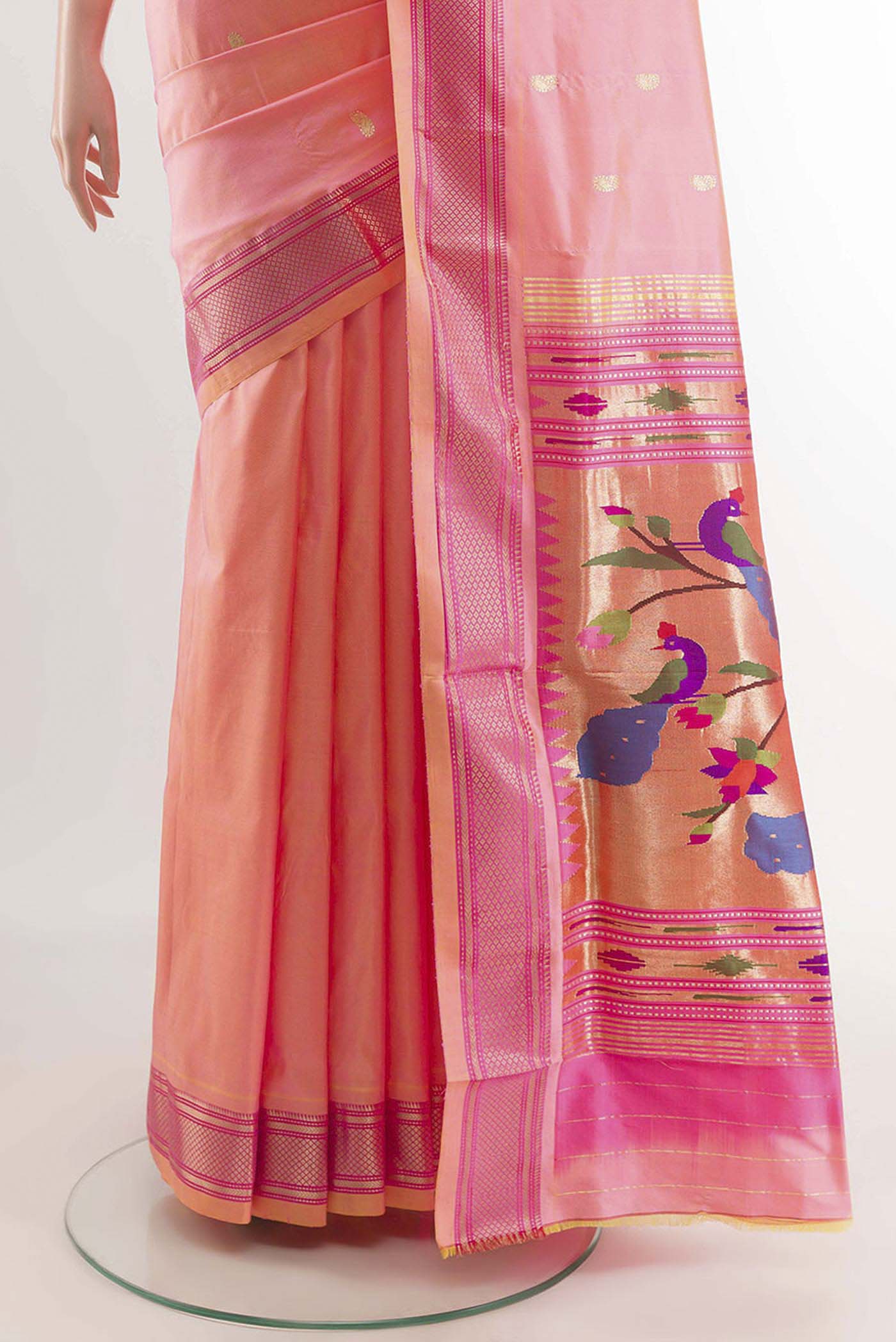 pleats pallu