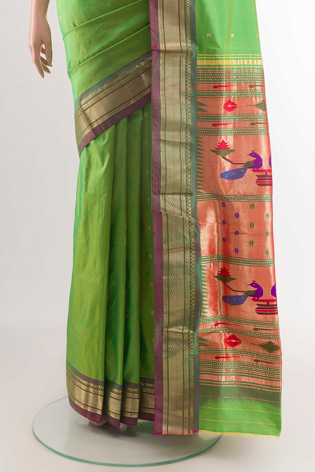 pleats pallu