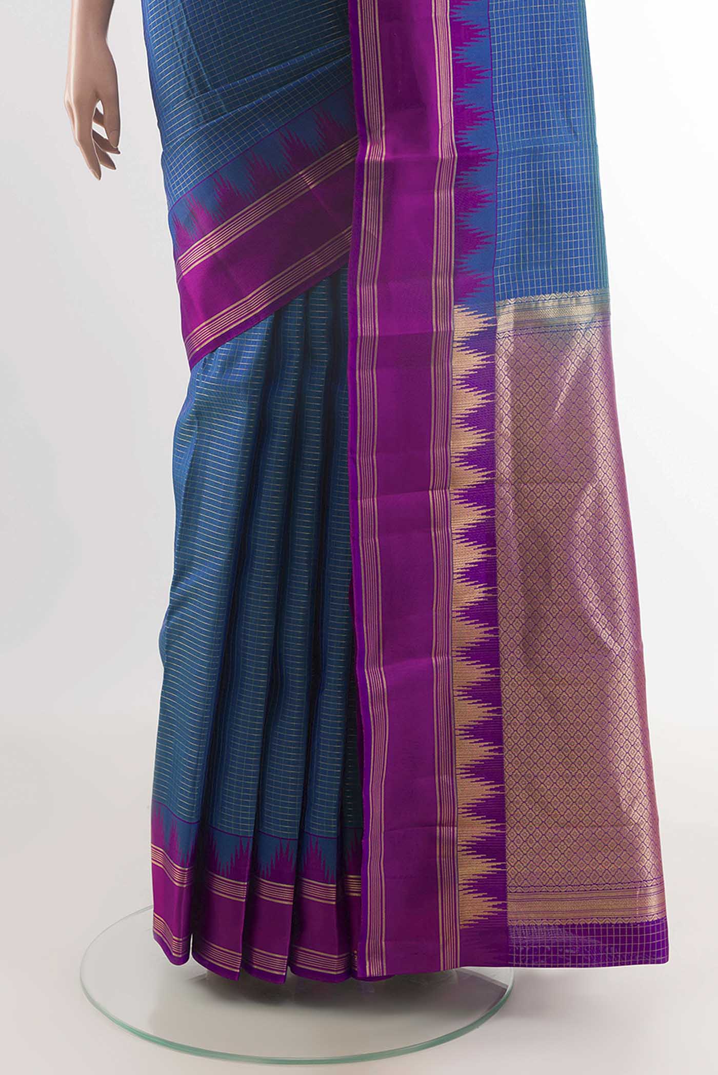 pleats pallu
