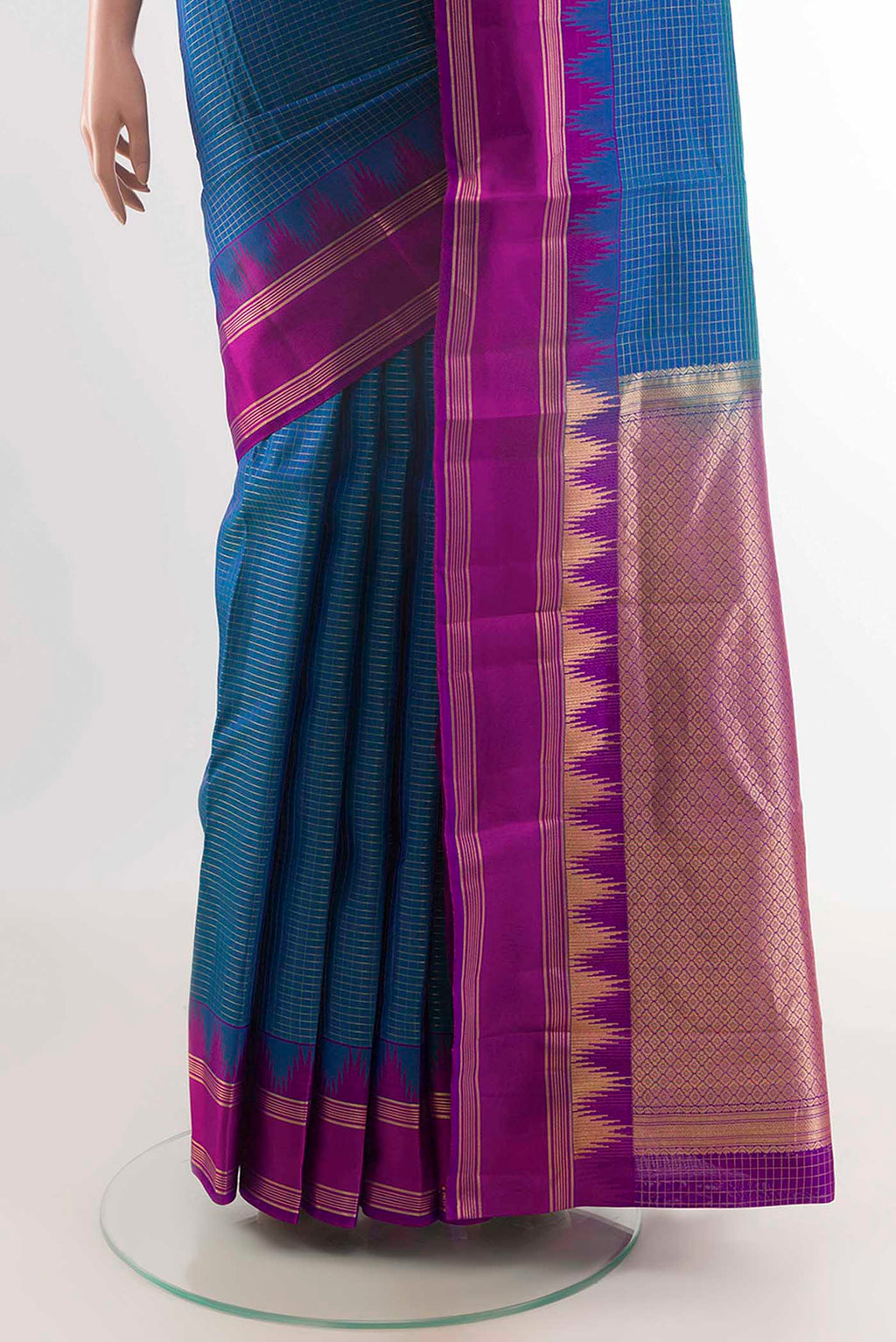 pleats pallu
