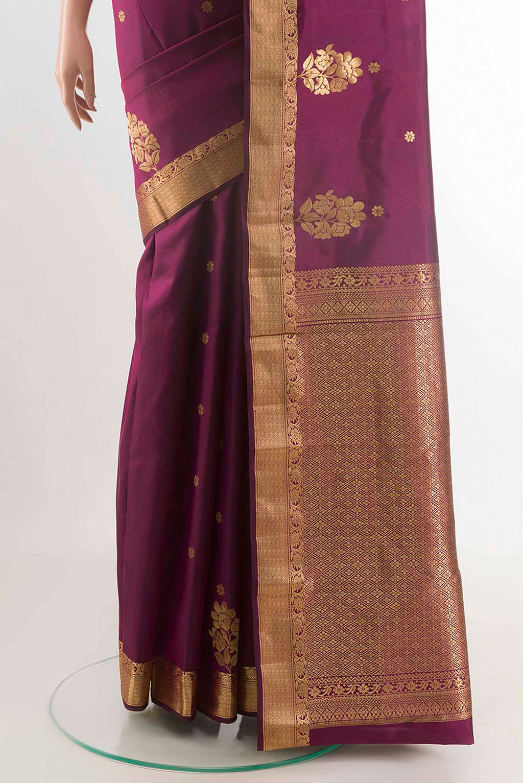 pleats pallu