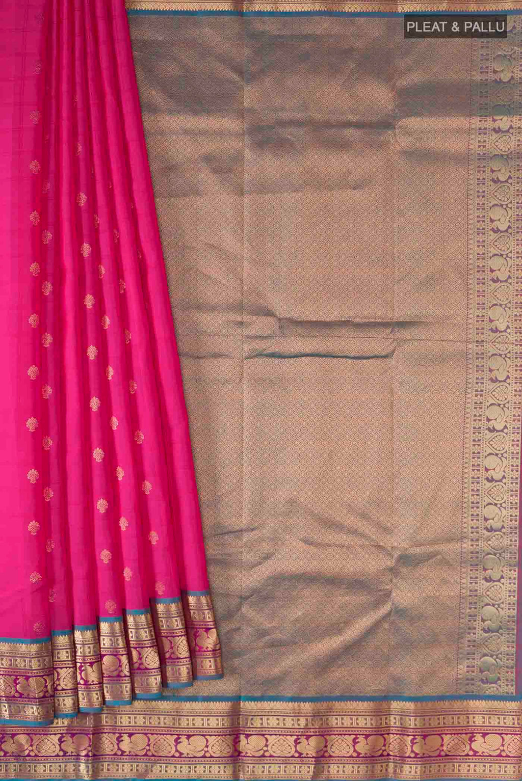 pleats pallu