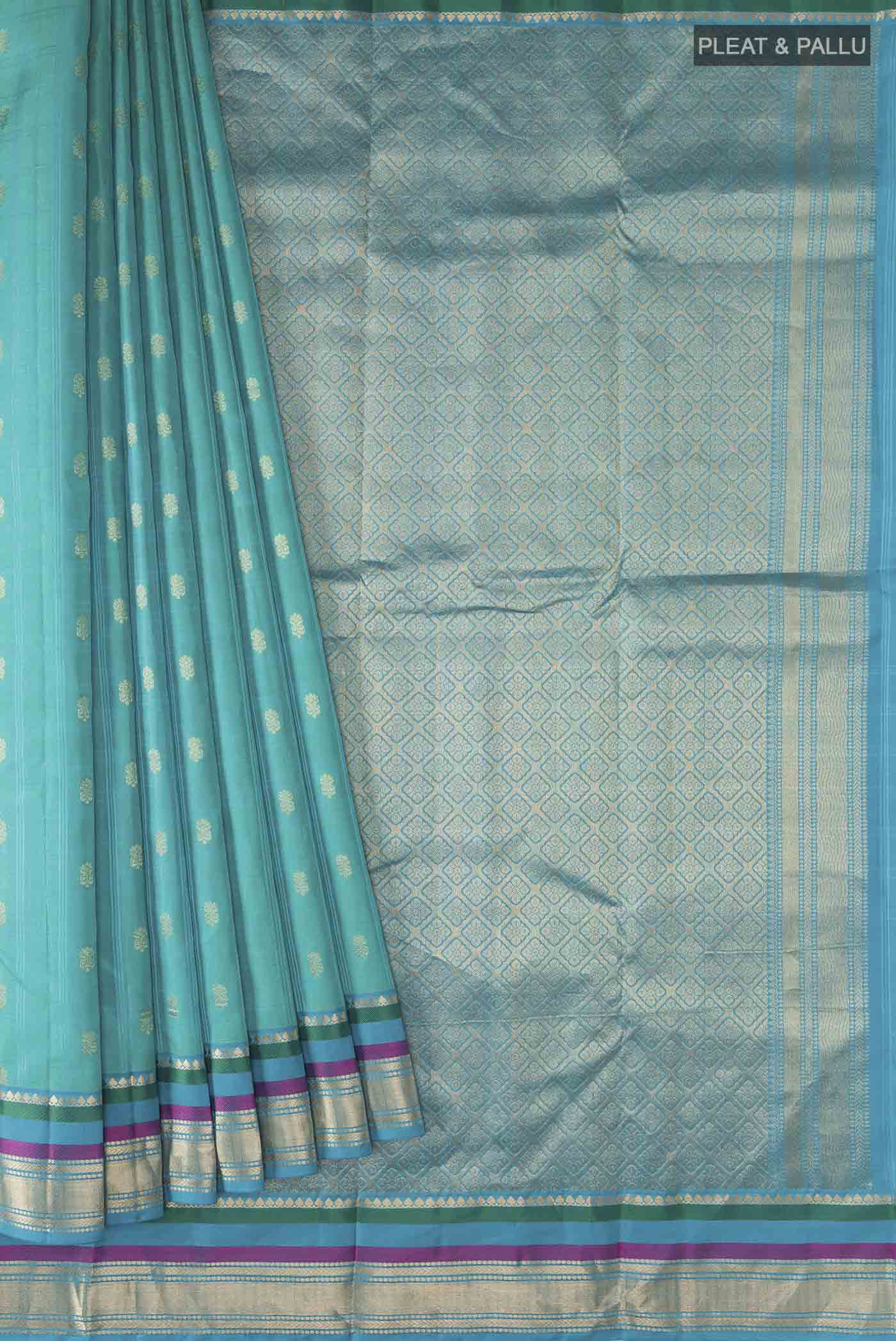 pleats pallu