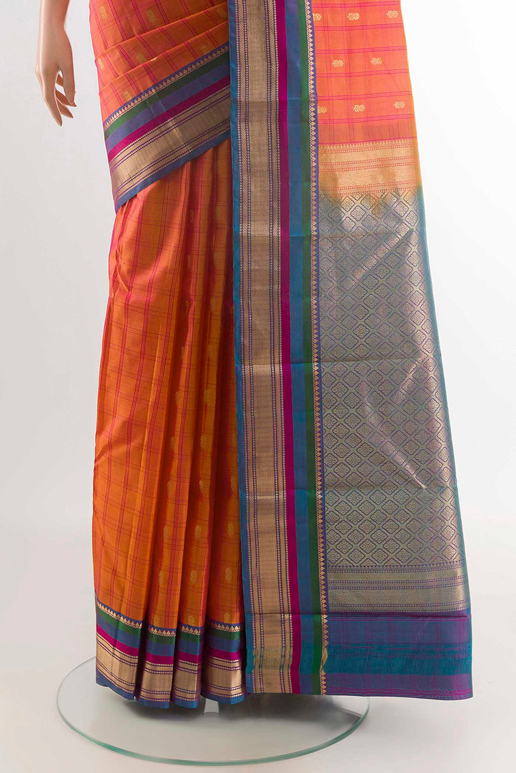 pleats pallu