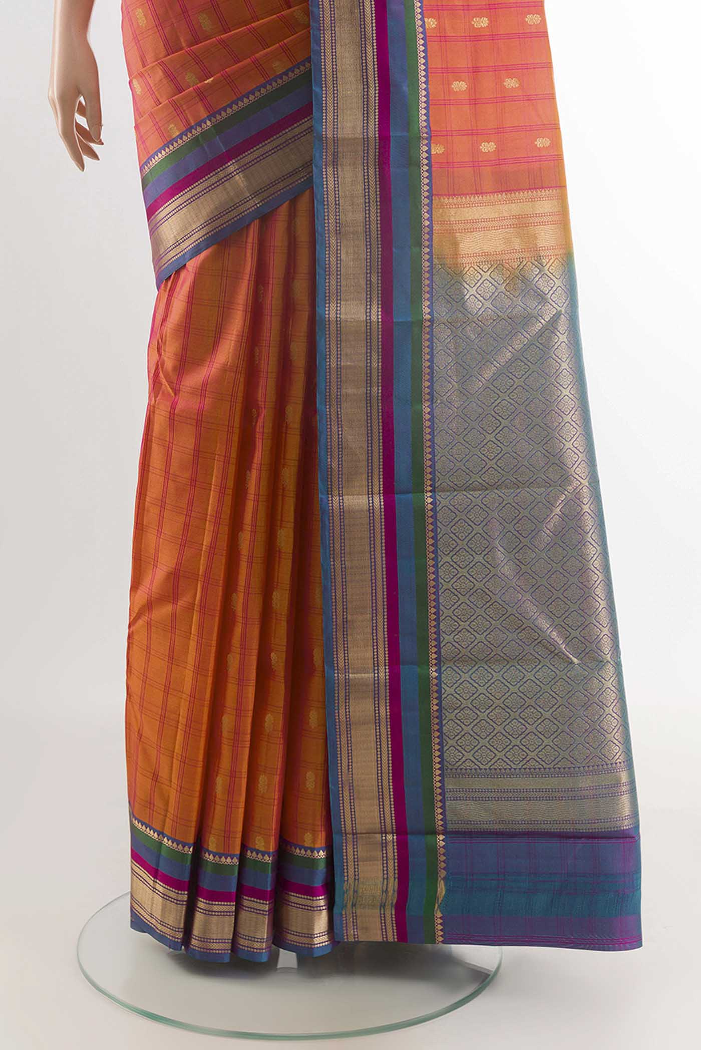 pleats pallu