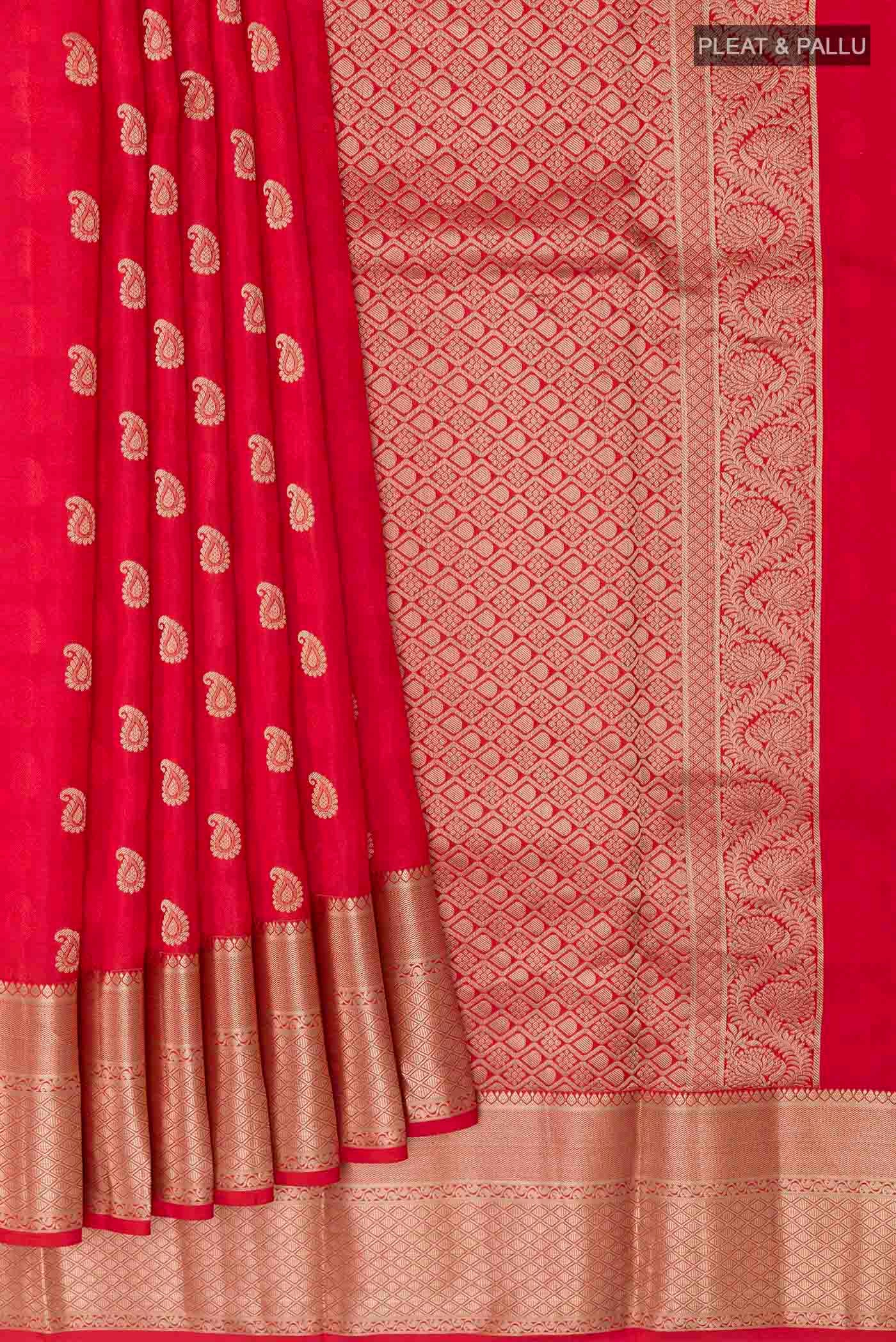 pleats pallu