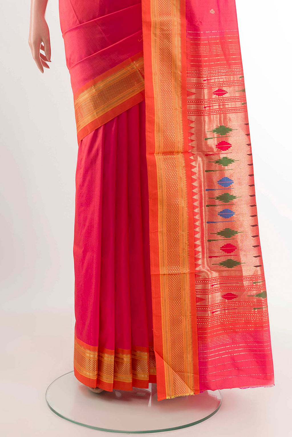 pleats pallu