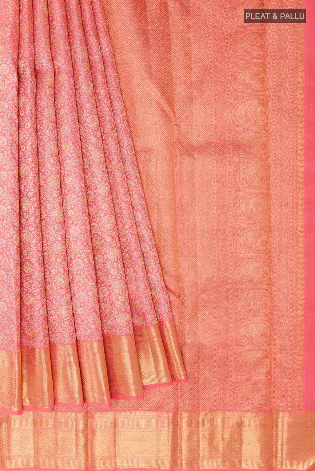 pleats pallu