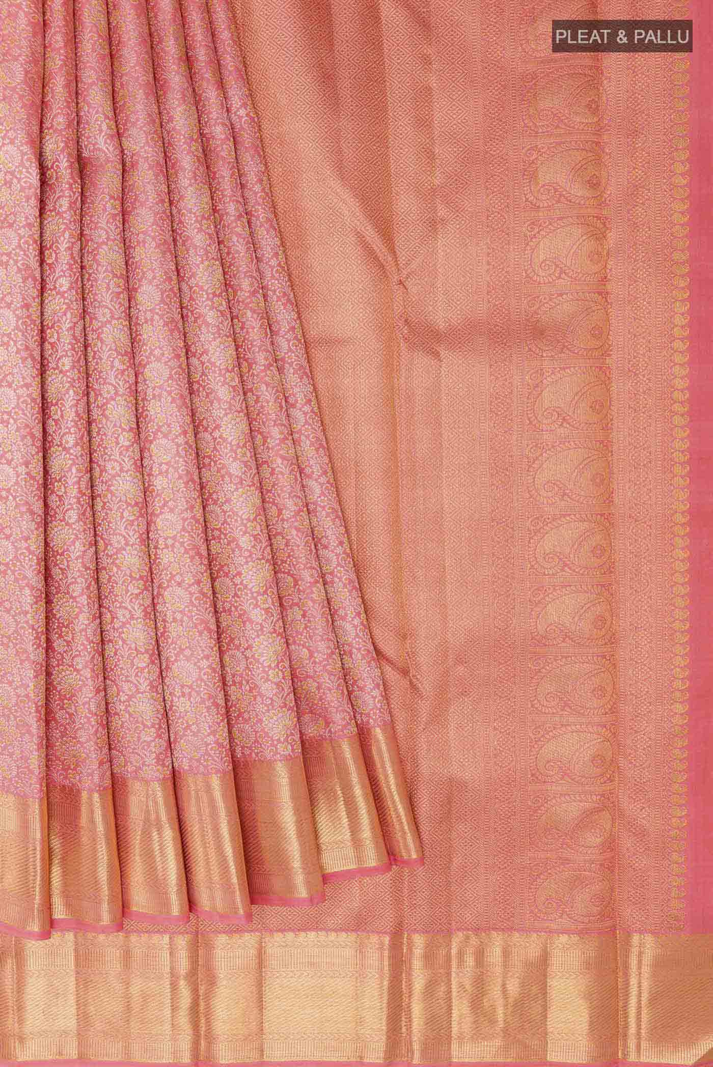 pleats pallu