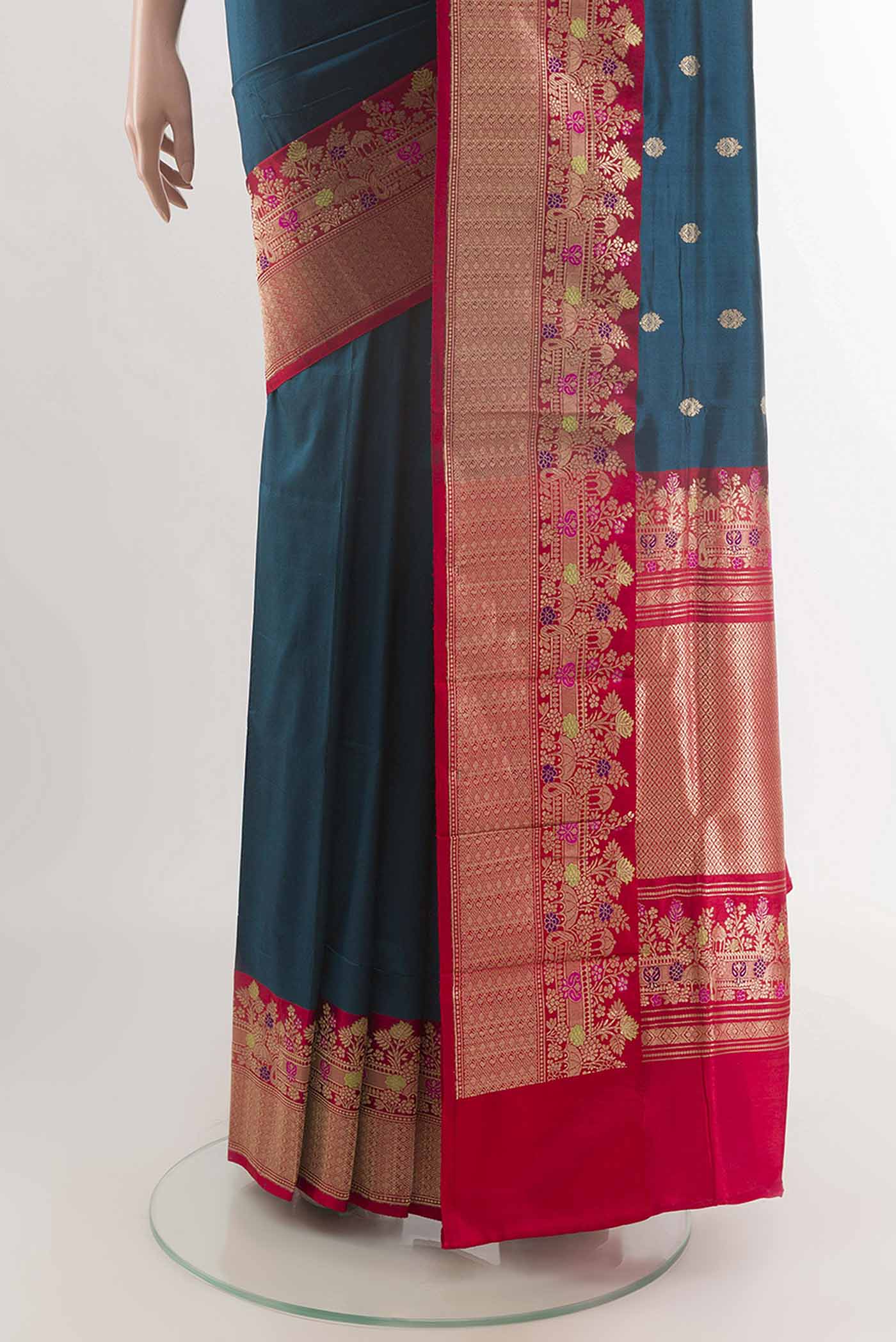 pleats pallu